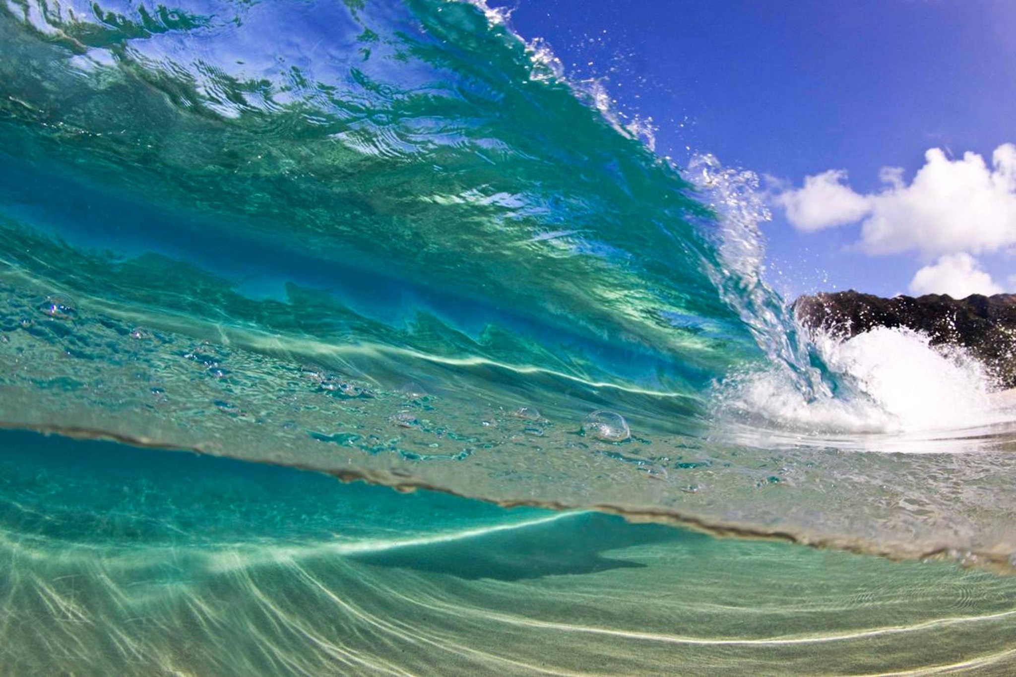 Wave, Hawaiianischer Ozean Wallpaper, 2050x1370 HD Desktop