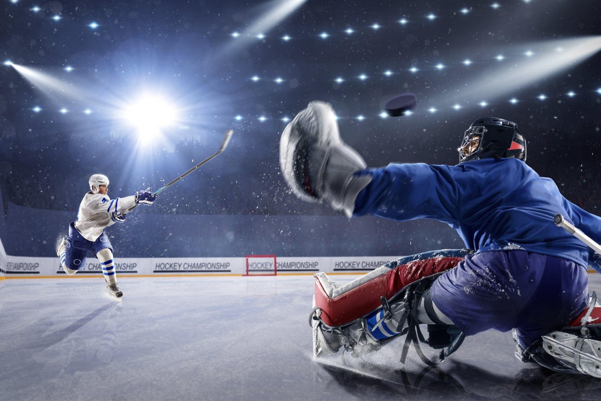 Ice hockey wallpaper, Powerful hockey player, Fierce game face, Lightning reflexes, 1920x1280 HD Desktop