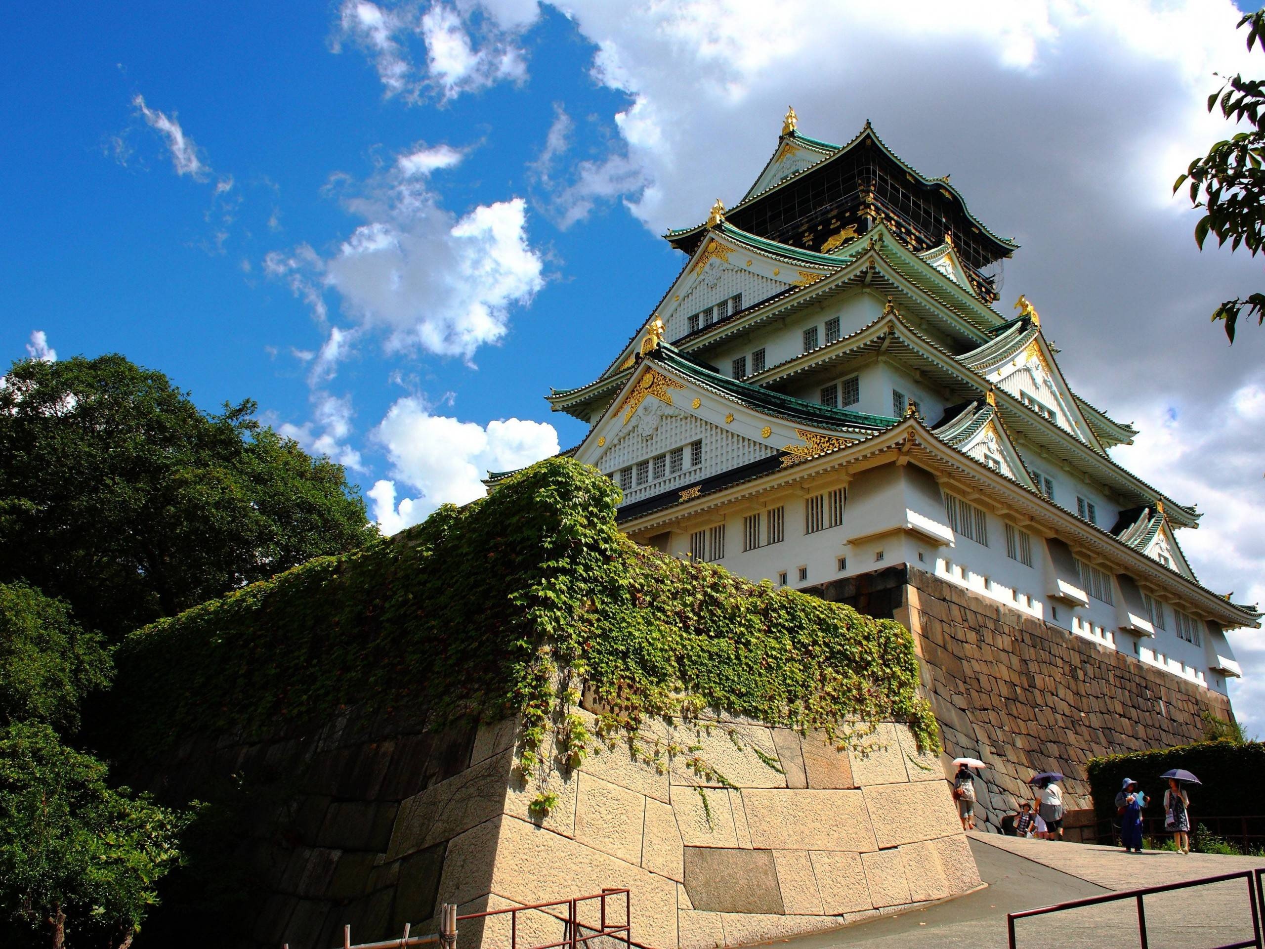 Osaka Castle, Travels, Japanese history, Historic architecture, 2560x1920 HD Desktop