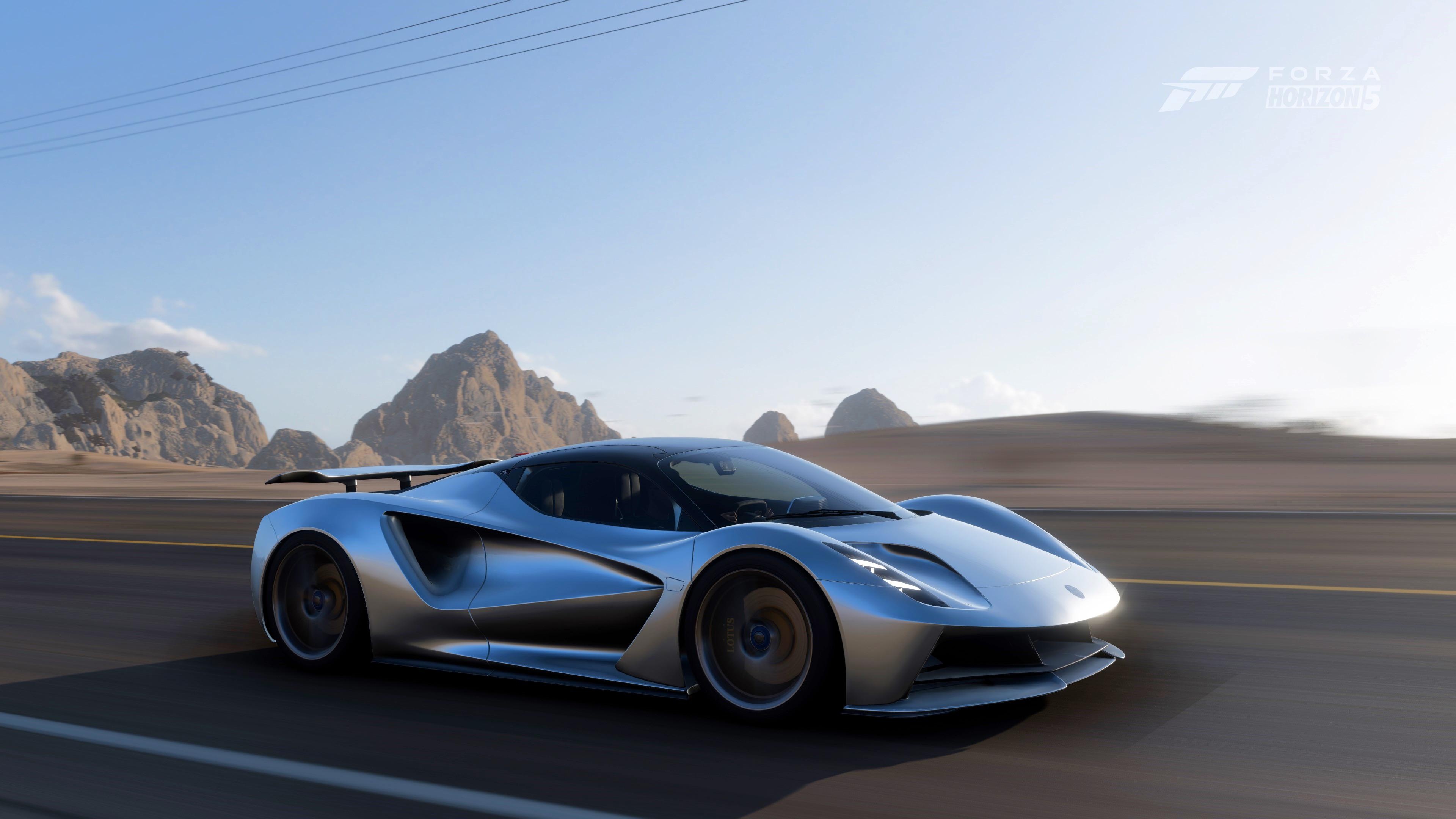 Lotus Evija, Forza Horizon, Gaming marvel, Automotive excellence, 3840x2160 4K Desktop