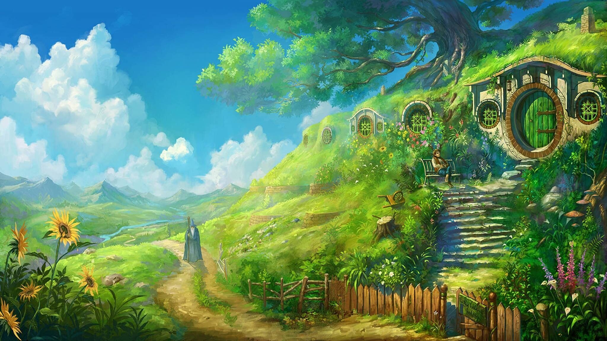 Studio Ghibli: The idea of Hayao Miyazaki, A Japanese animator, director, producer, screenwriter, author, and manga artist. 2050x1160 HD Wallpaper.