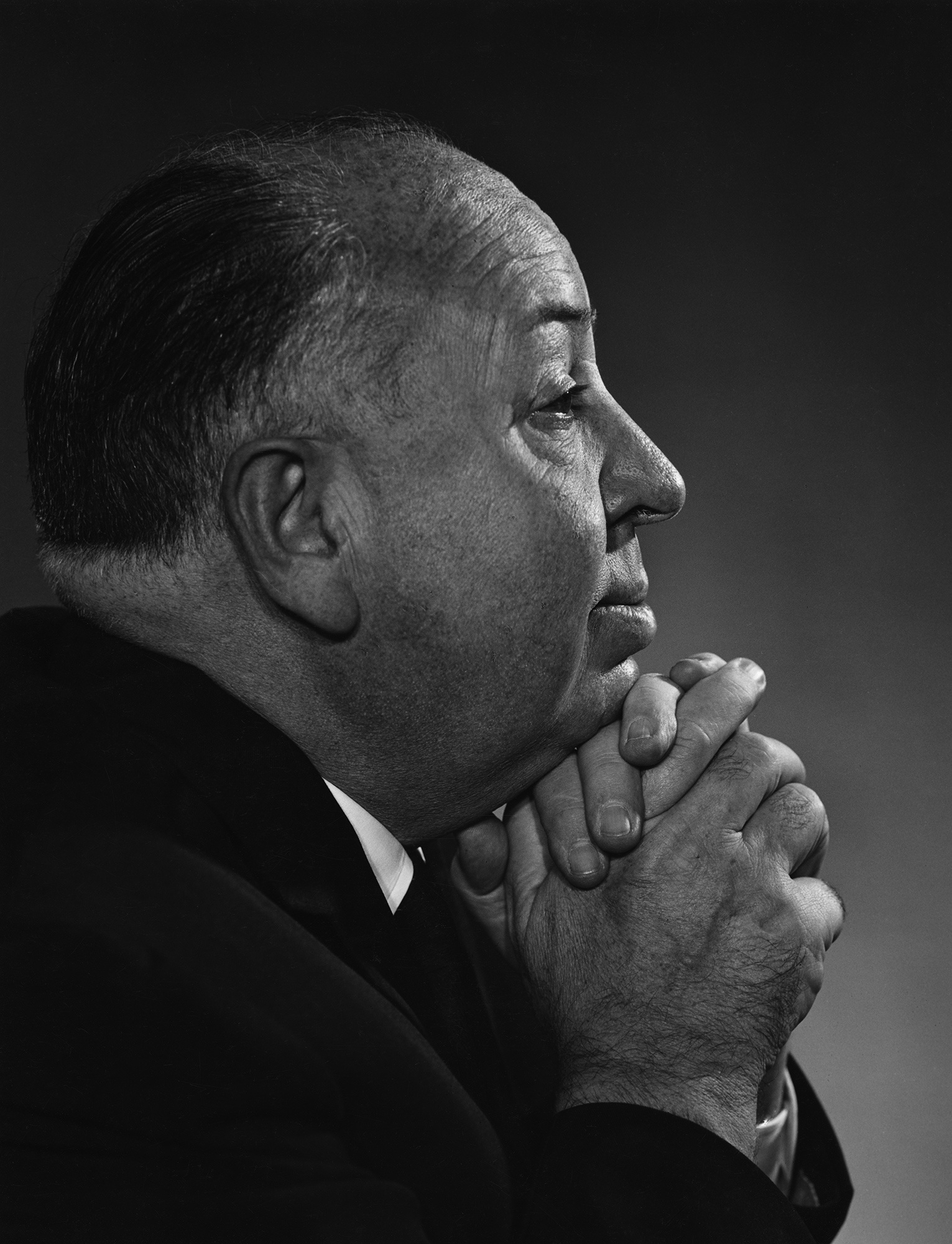 Alfred Hitchcock, Yousuf Karsh, Portrait, 1540x2000 HD Phone
