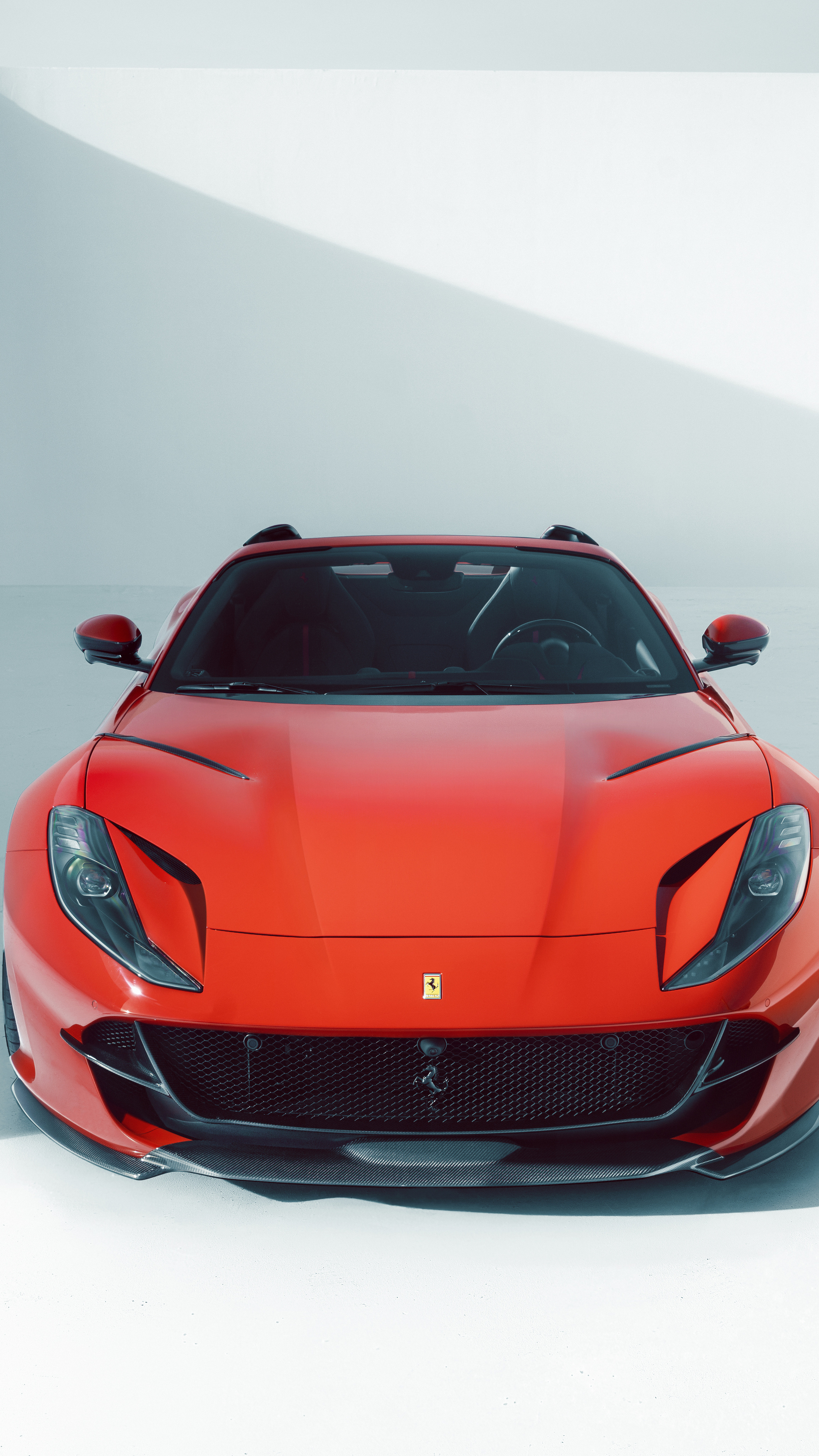 Ferrari 812 GTS, Novitec tuning, Front view 2021, Sony Xperia, 2160x3840 4K Phone