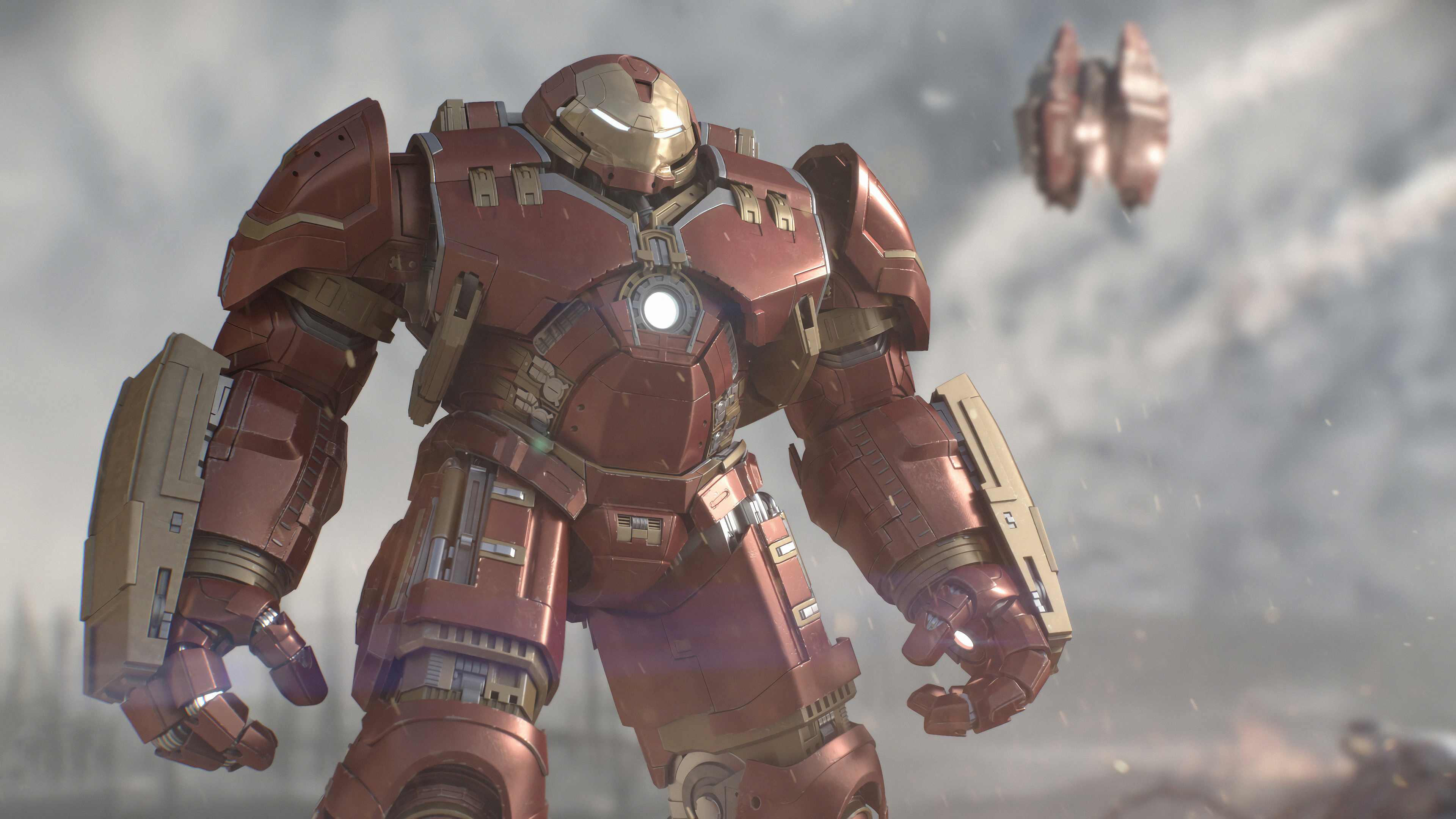 Iron Hulkbuster, High-definition image, Superheroics, 4K resolution, 3840x2160 4K Desktop