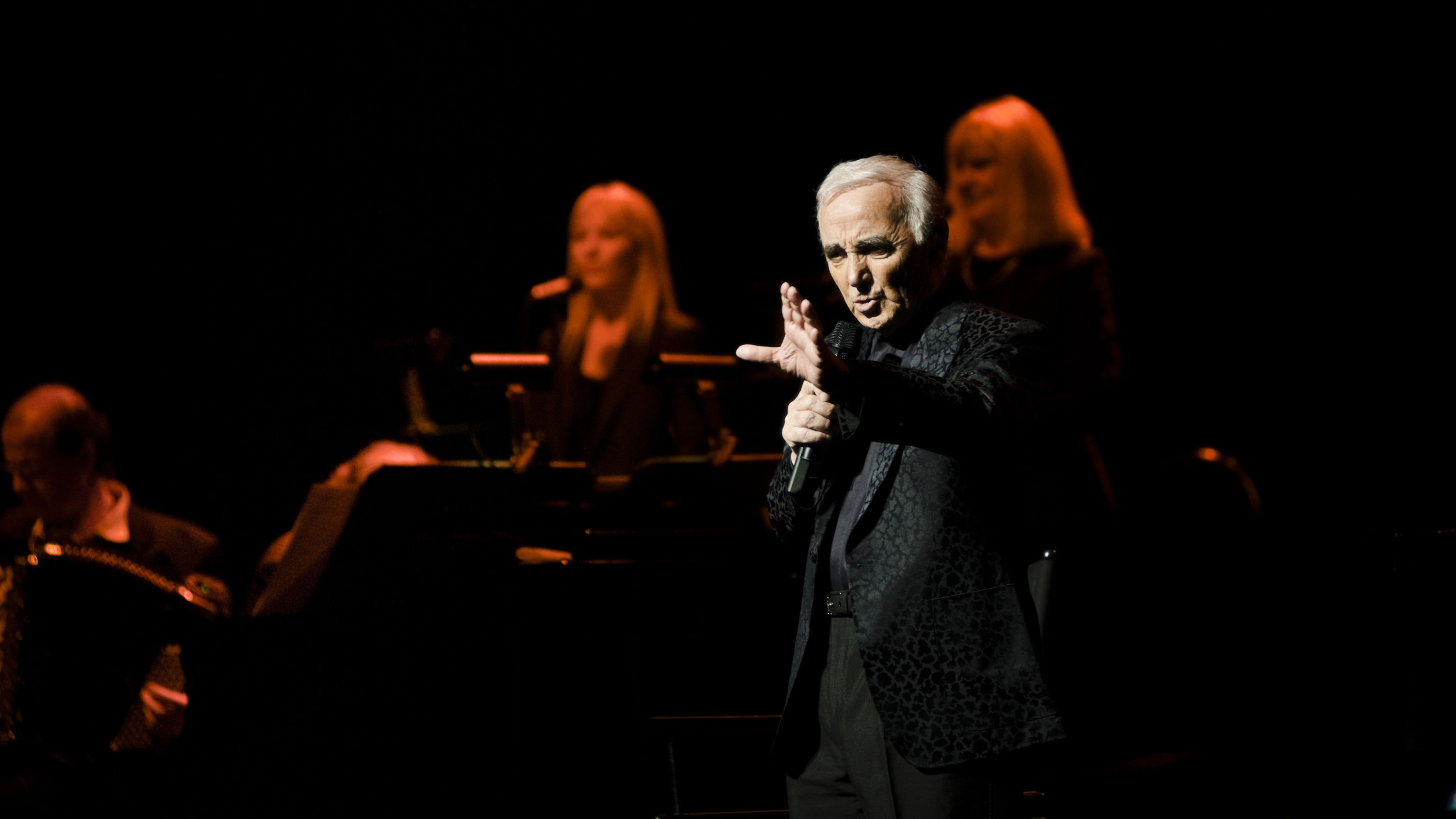 Sad news, Charles Aznavour's passing, Musical legend, 3000x1690 HD Desktop