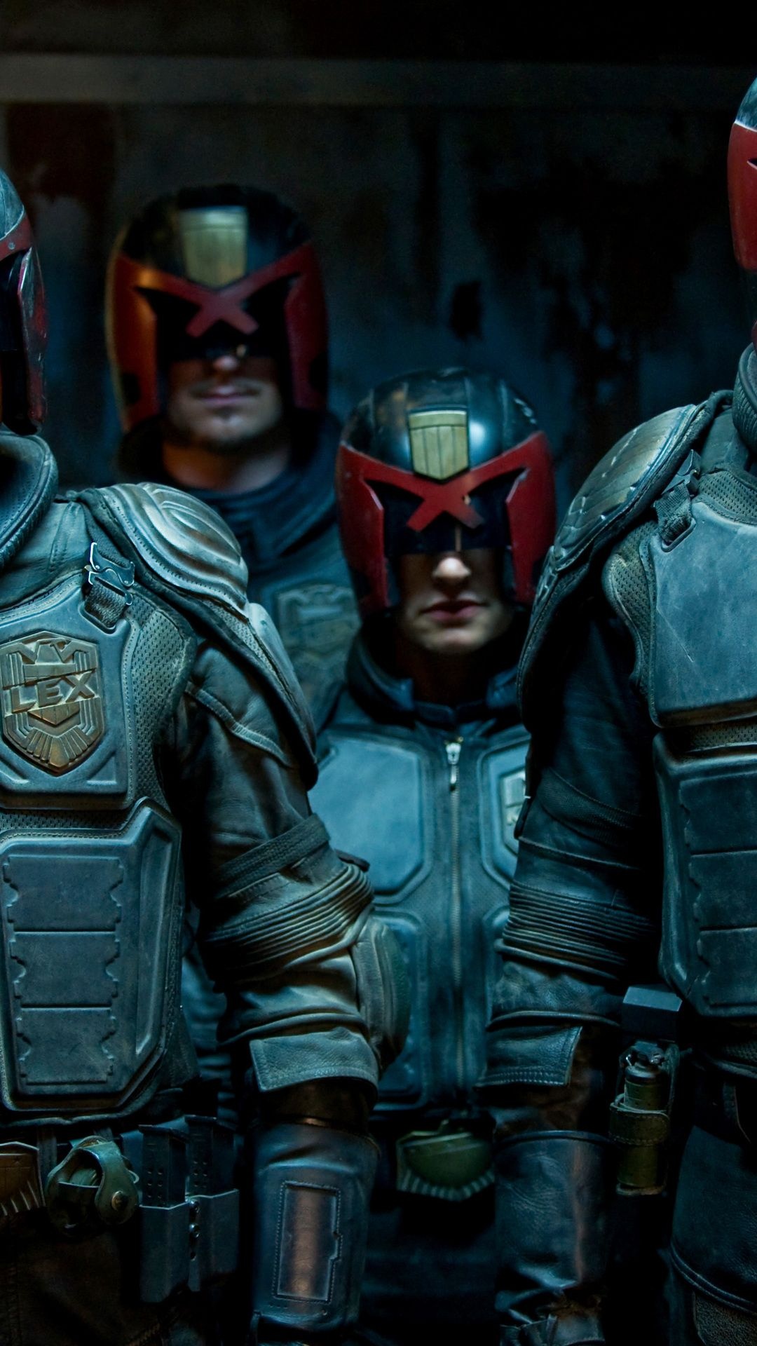 Dredd: Cloned from the DNA of Chief Judge Fargo, the first chief judge of Mega-City One. 1080x1920 Full HD Wallpaper.