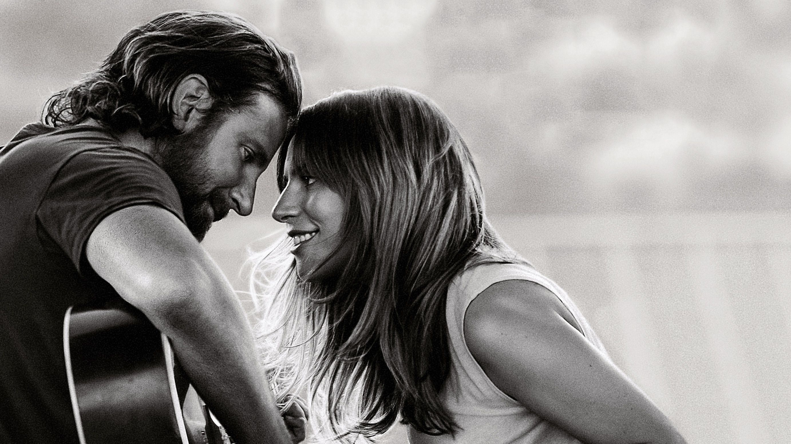 A Star Is Born: Musician Jackson Maine (Bradley Cooper) discovers-and falls in love with-struggling artist Ally (Gaga). 2770x1560 HD Wallpaper.