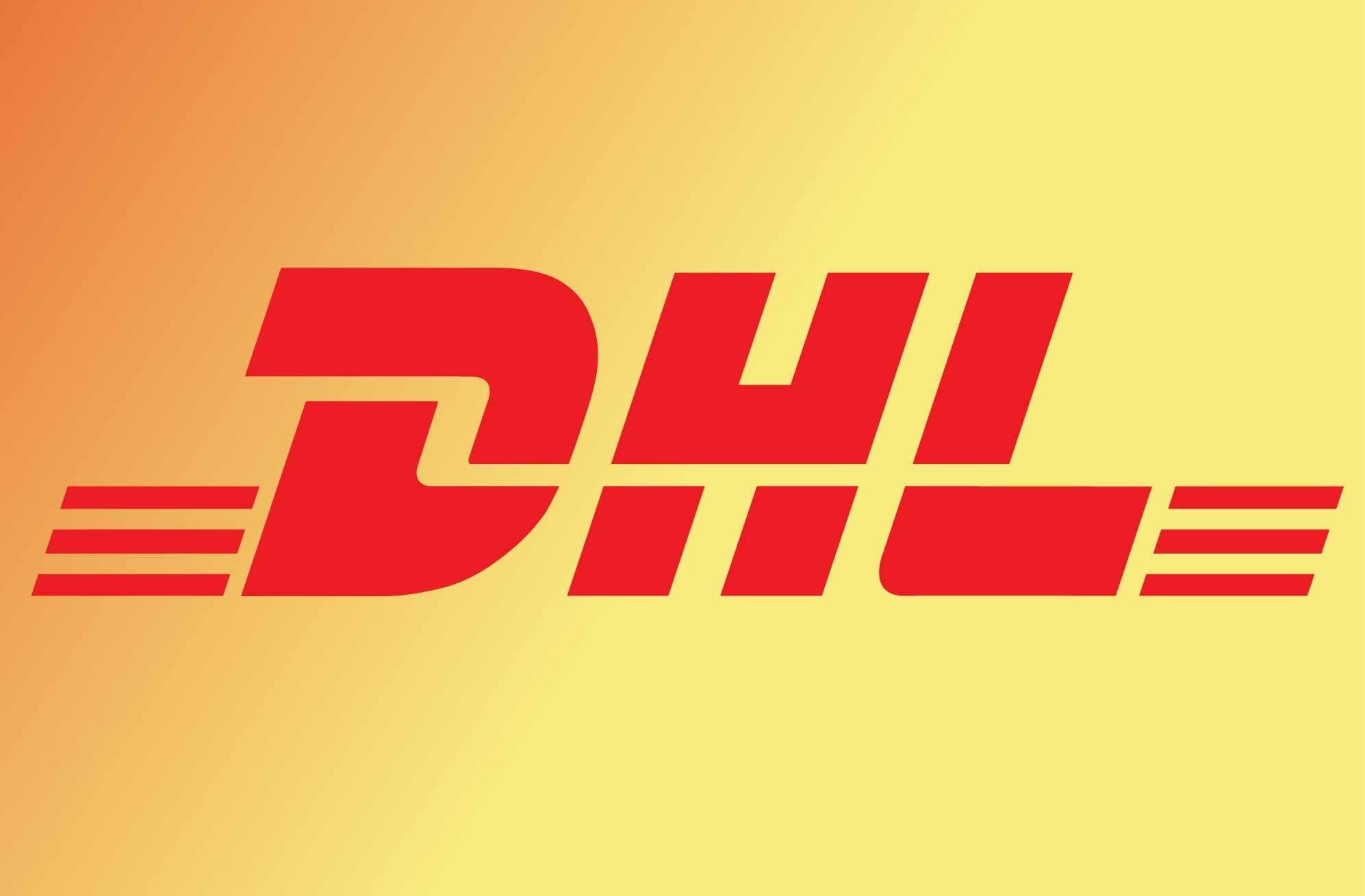 DHL: A privately held worldwide delivery service comprised, Logo. 2000x1310 HD Background.