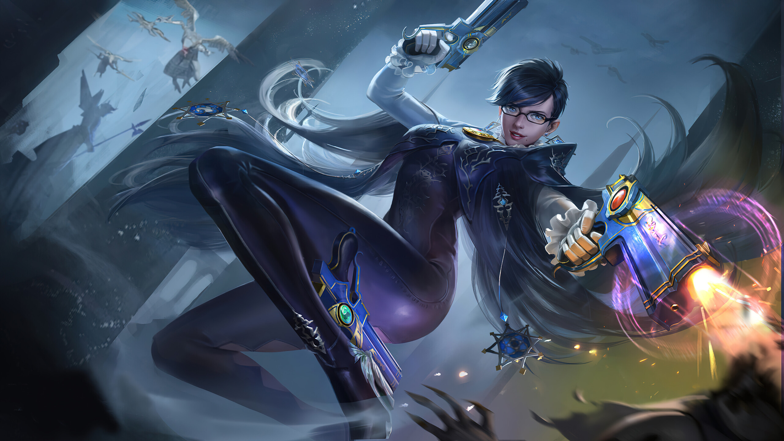 Bayonetta 3: Cereza, A coquettish and mysterious Umbra Witch. 2560x1440 HD Background.