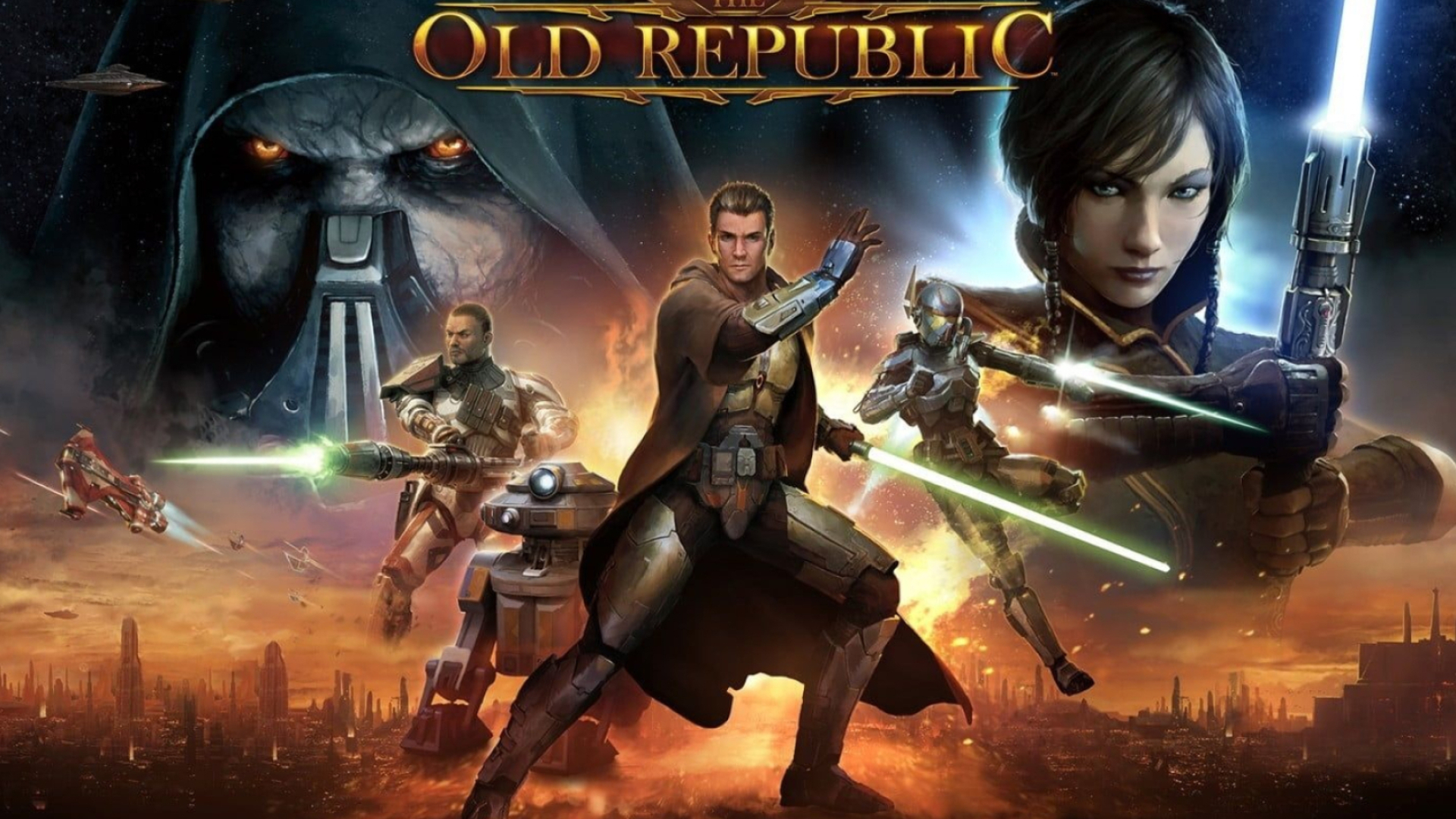 Star Wars the Old Republic, Video game tribute, Sith Empire power, 10th-anniversary celebration, 1920x1080 Full HD Desktop