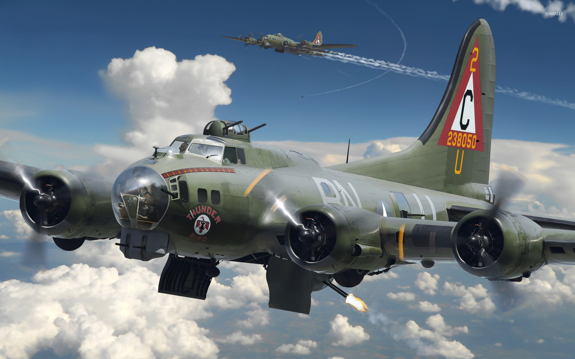 Boeing Fortress, B-17 Flying Fortress, Military wallpapers, 1920x1200 HD Desktop