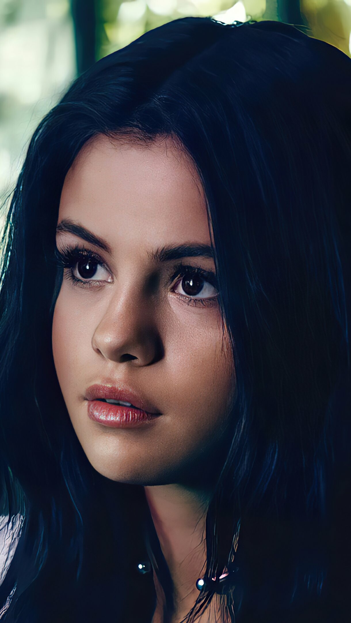 Selena Gomez: An actress on the popular show “Wizards of Waverly Place”, 2009. 1220x2160 HD Background.