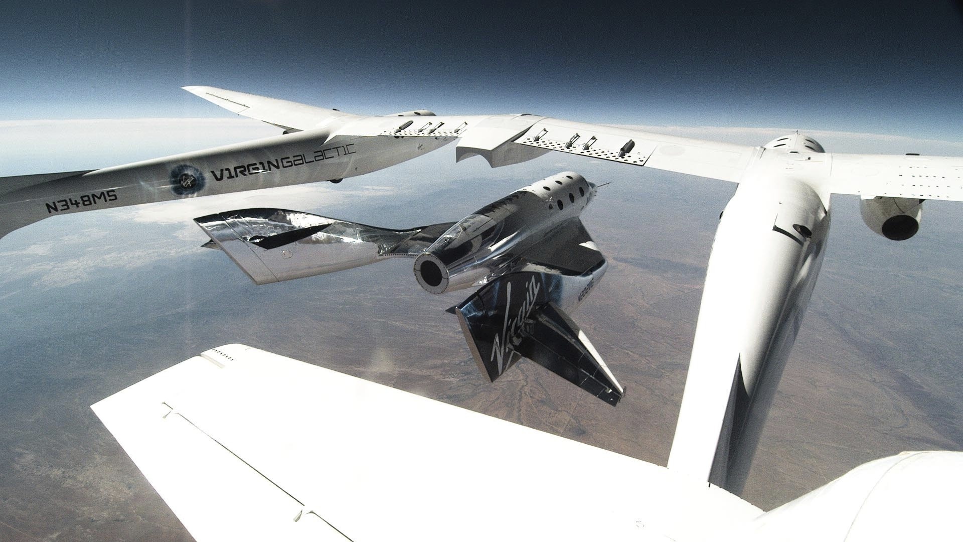 Virgin Galactic spaceflight, Fully crewed mission, Space tourism, Private space company, 1920x1080 Full HD Desktop