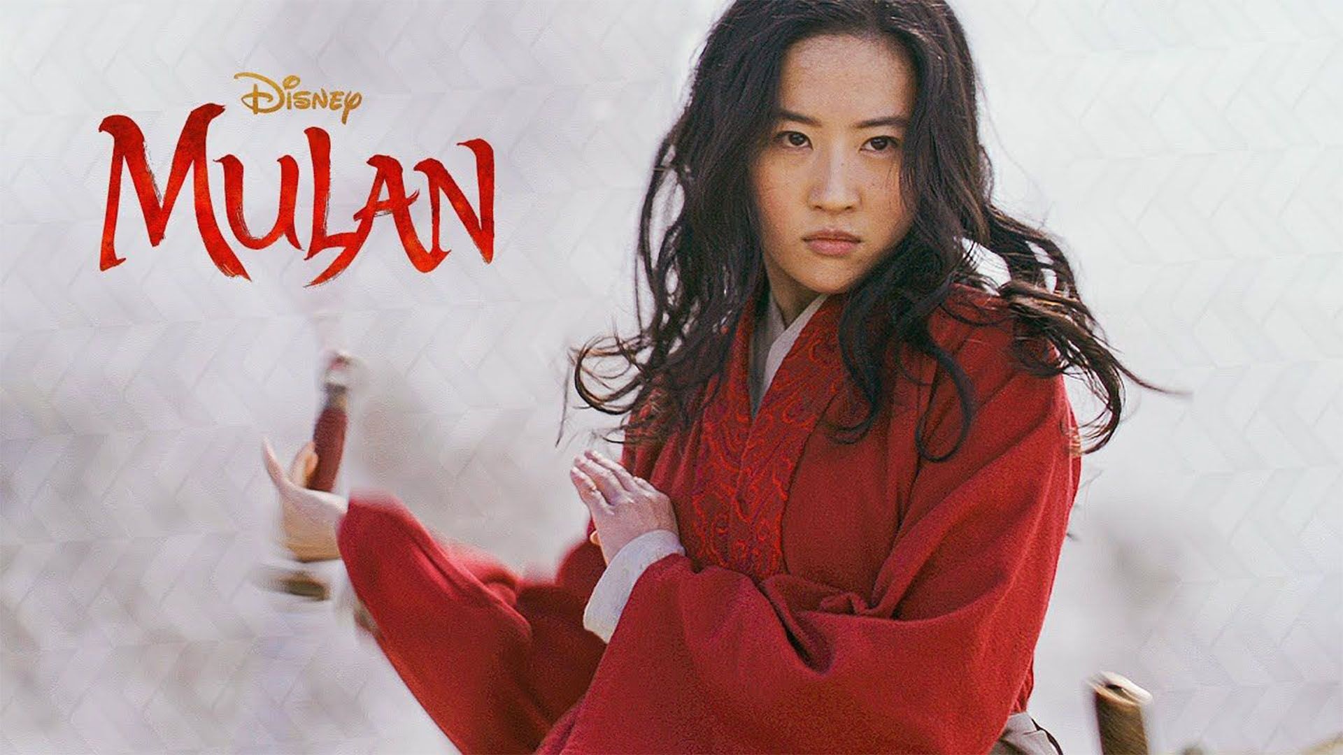 Mulan (Movie): Liu Yifei, named one of the New Four Dan actresses of China in 2009. 1920x1080 Full HD Background.