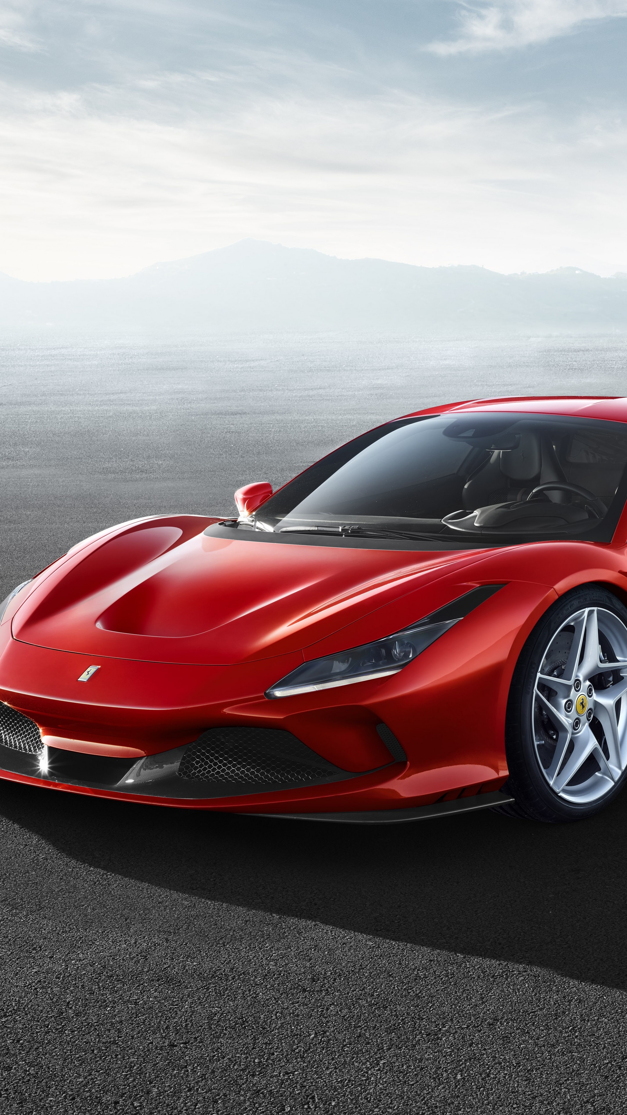 Ferrari F8, Supercar wallpaper, 2019 model, Geneva Motor Show, 2160x3840 4K Phone
