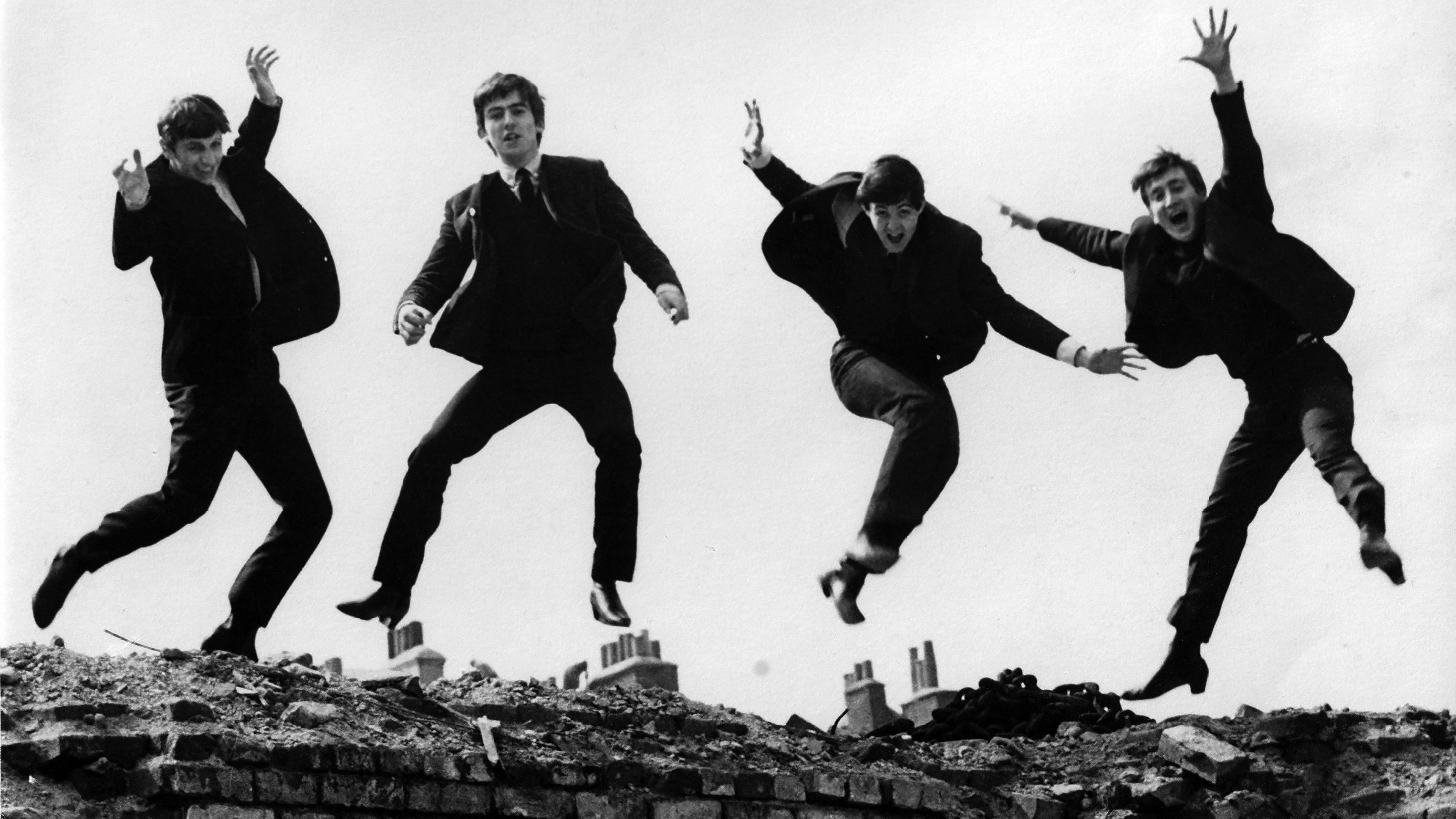 George Harrison, The Beatles, Nostalgic wallpapers, 3840x2160 4K Desktop