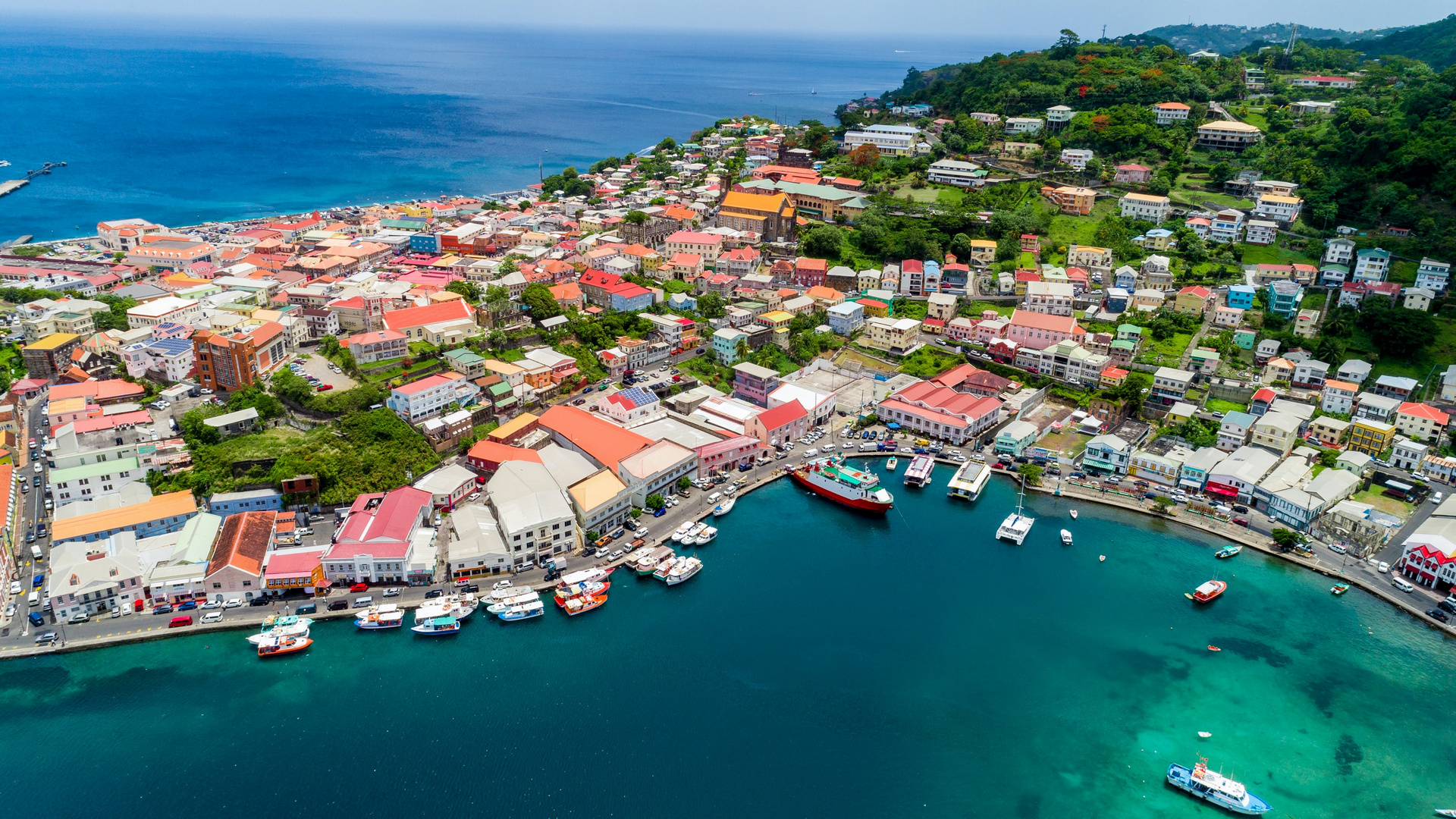 St. George's Grenada, Country profile, Confidus Solutions, Travel, 1920x1080 Full HD Desktop