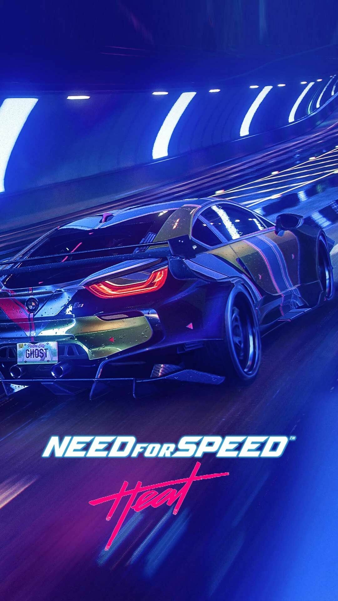 Need for Speed: Heat, Ghost Games' final game both for the NFS franchise and as a lead developer. 1080x1920 Full HD Background.