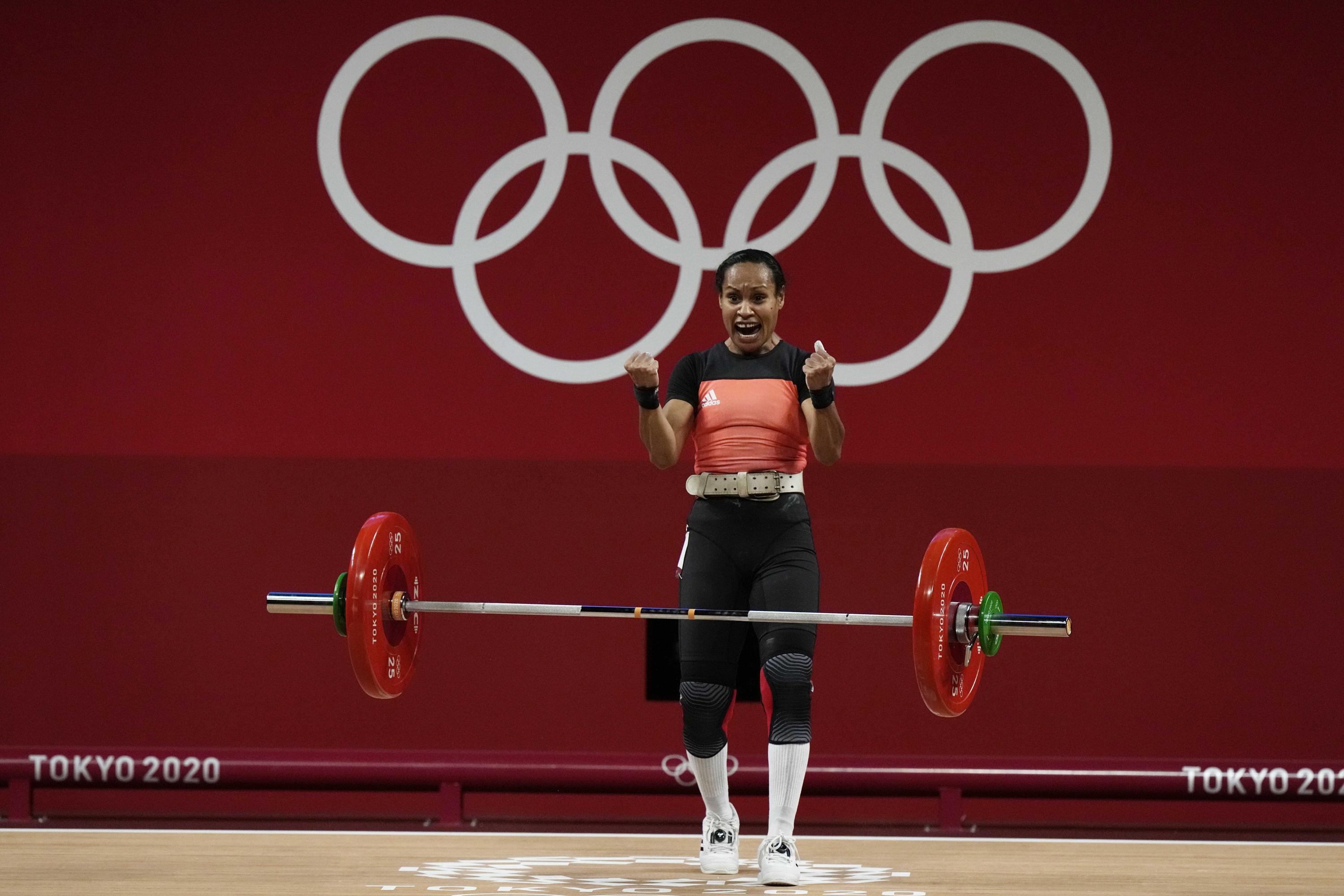 Weightlifting: 1st woman in Olympic, Raising the bar, Saikhom Mirabai Chanu, An Indian weightlifter. 3000x2000 HD Wallpaper.