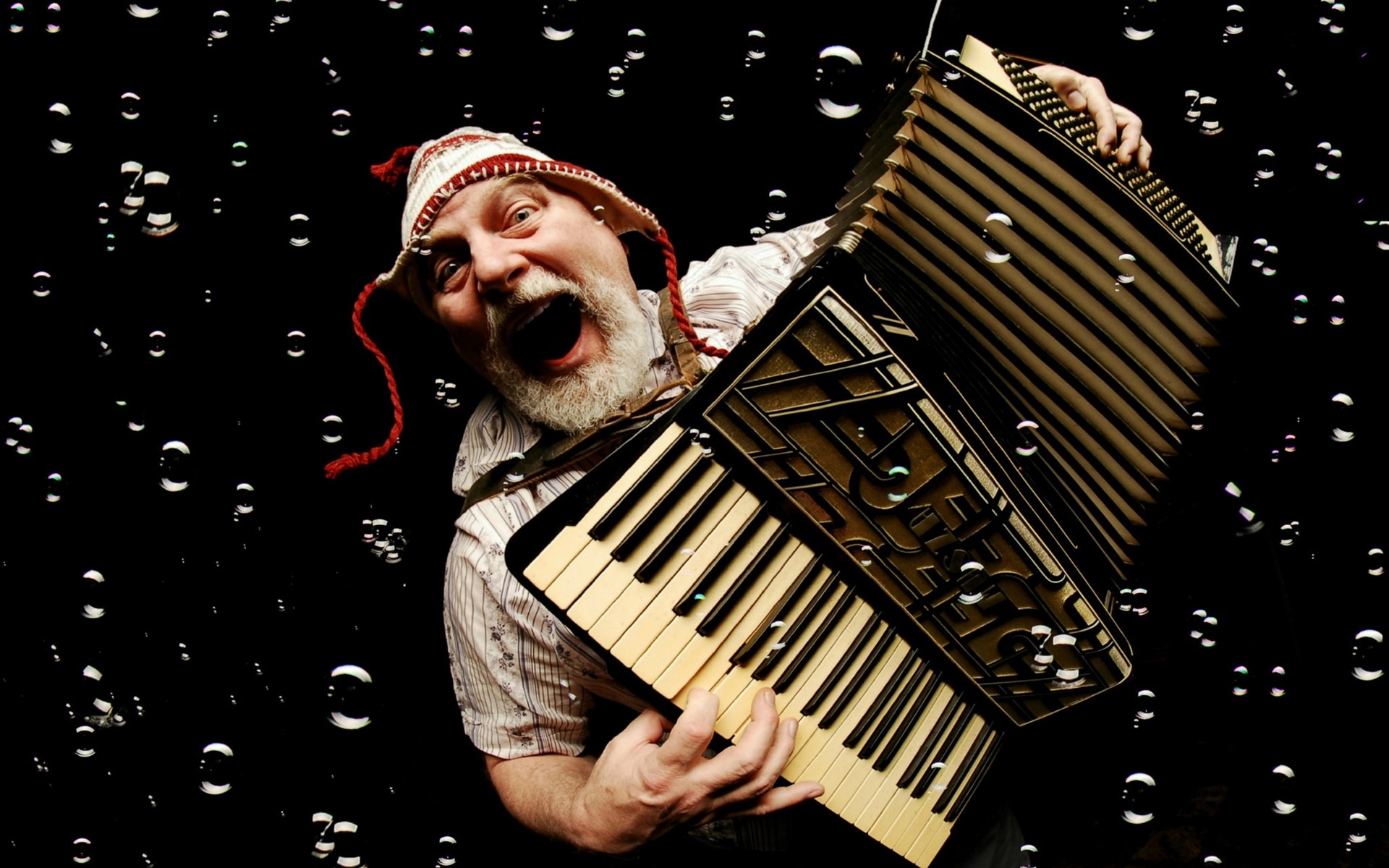 Accordion: Performing arts, A musical instrument with keys, metal reeds, and a bellows. 1920x1200 HD Wallpaper.
