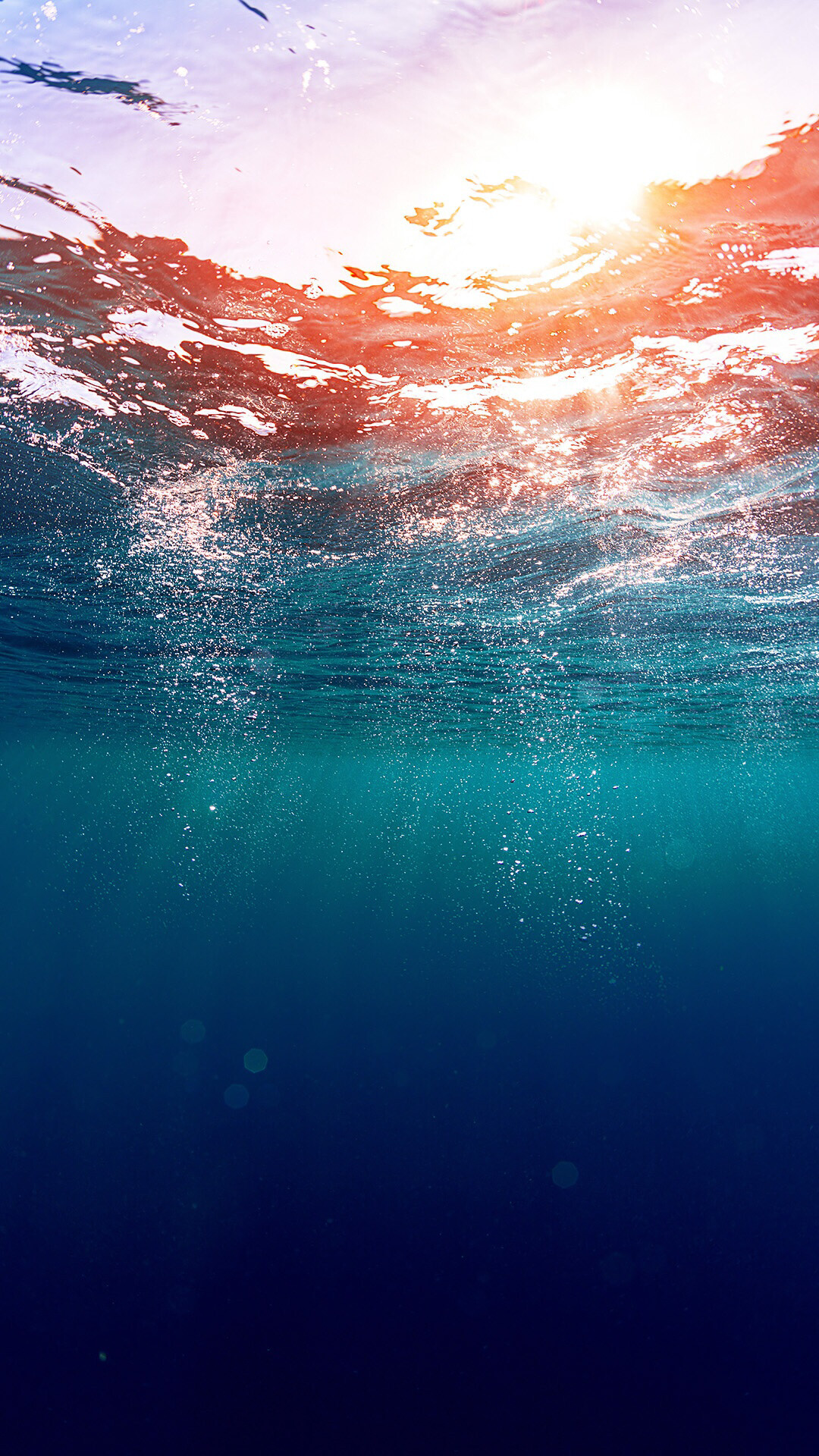 Ocean: Covers approximately 71% of the Earth’s surface, Water resources. 1080x1920 Full HD Wallpaper.