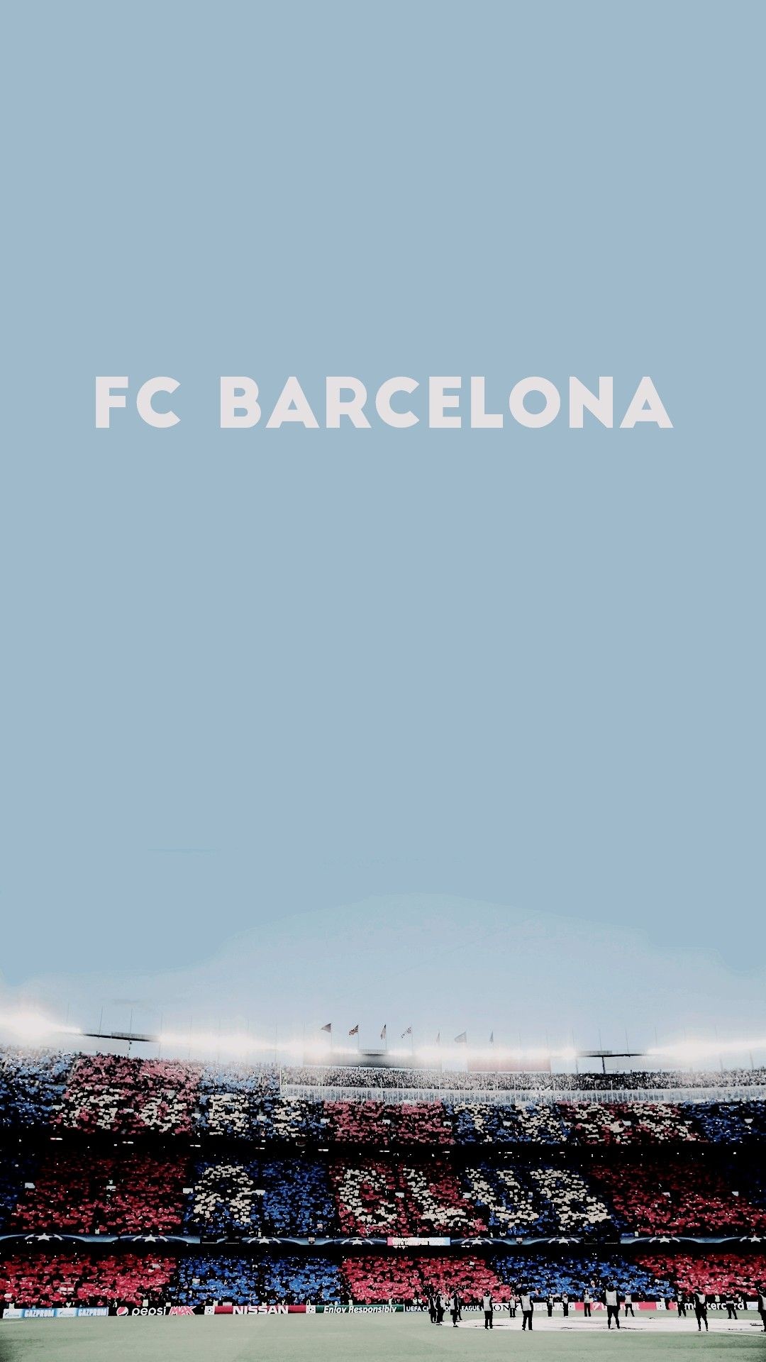 Camp Nou Stadium, Barcelona, Football culture, Bara fan, 1080x1920 Full HD Phone
