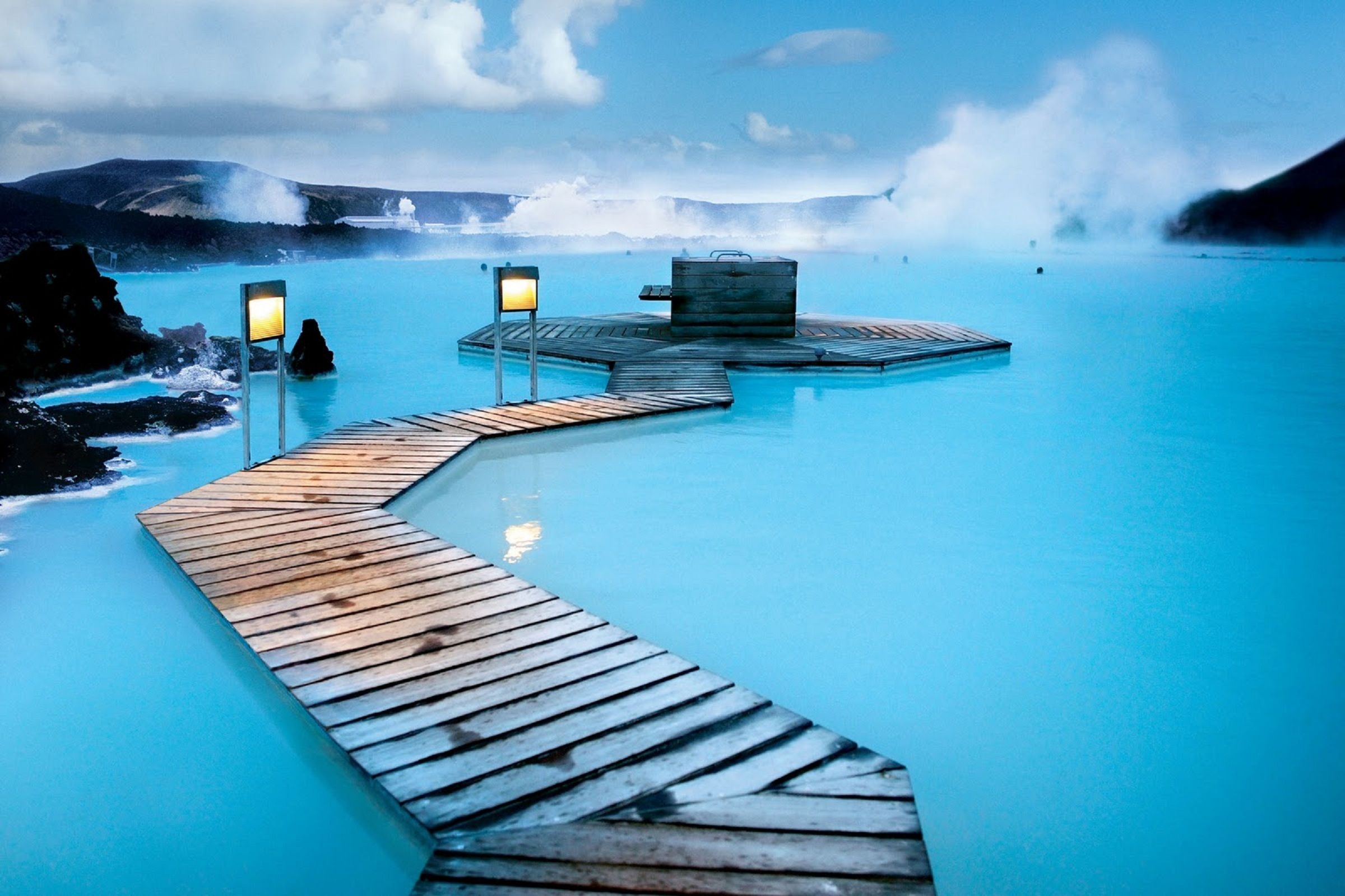 Blue Lagoon, Stunning Iceland, Beautiful background, Natural wonder, 2400x1600 HD Desktop