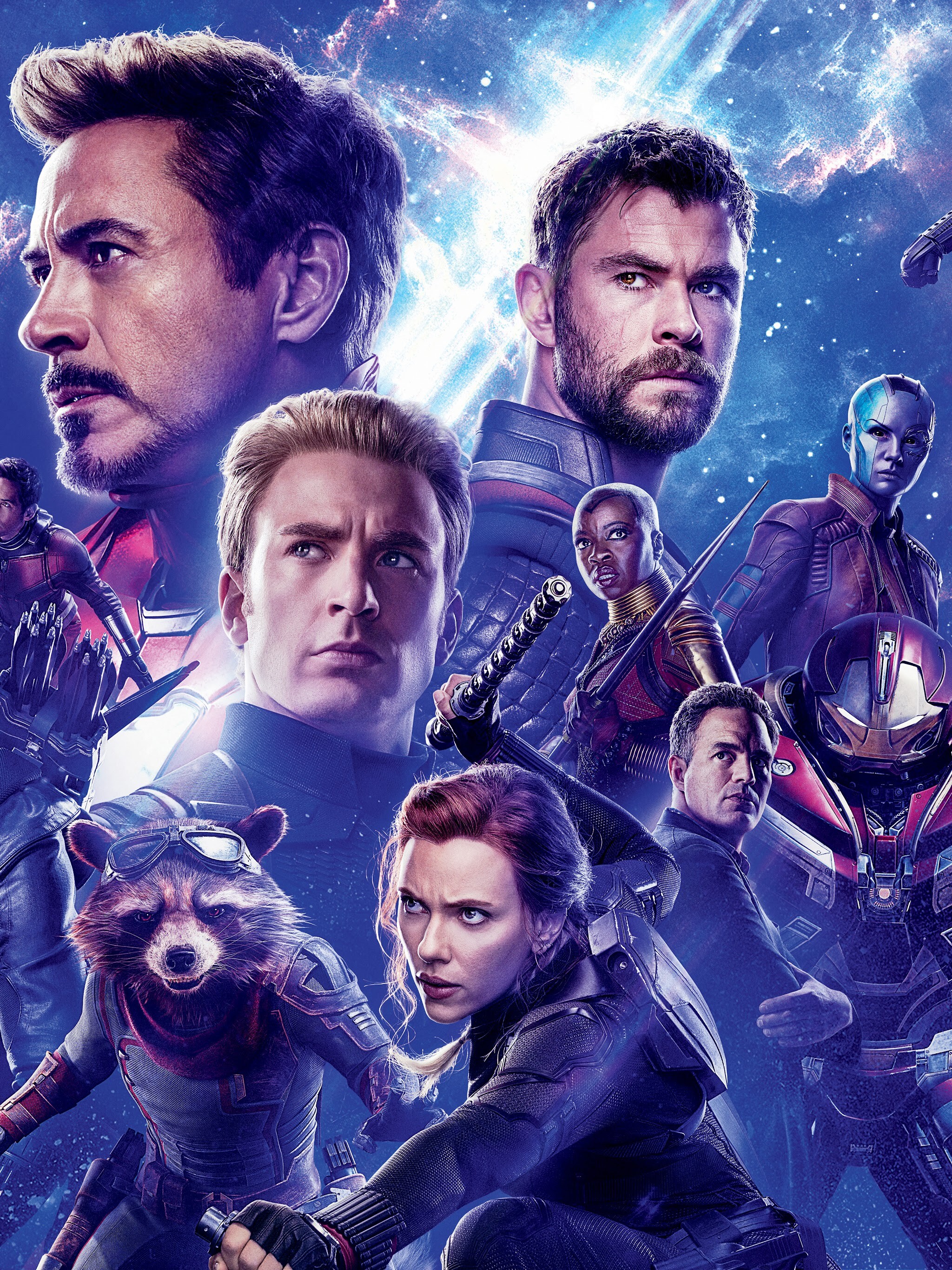 Avengers: Endgame, Premiered in Los Angeles on April 22, 2019, and was released in the United States on April 26, as part of Phase Three of the MCU. 2050x2740 HD Background.