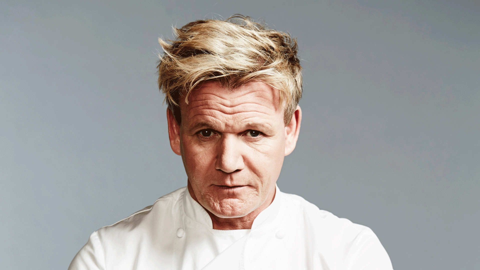 Gordon Ramsay: Launched the award-winning British series Kitchen Nightmares in 2004. 1920x1080 Full HD Background.