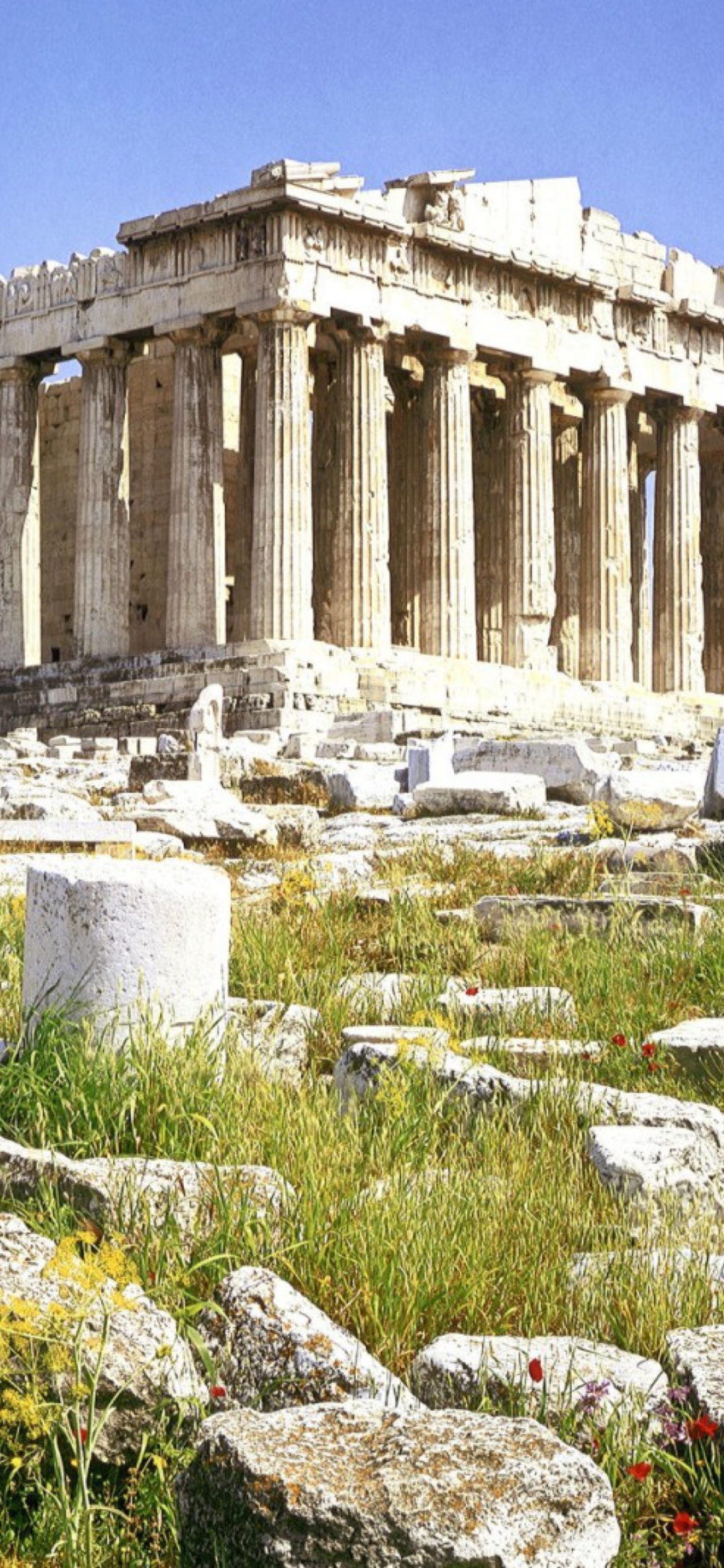 Parthenon, Acropolis, Athens, Wallpaper, 1170x2540 HD Phone