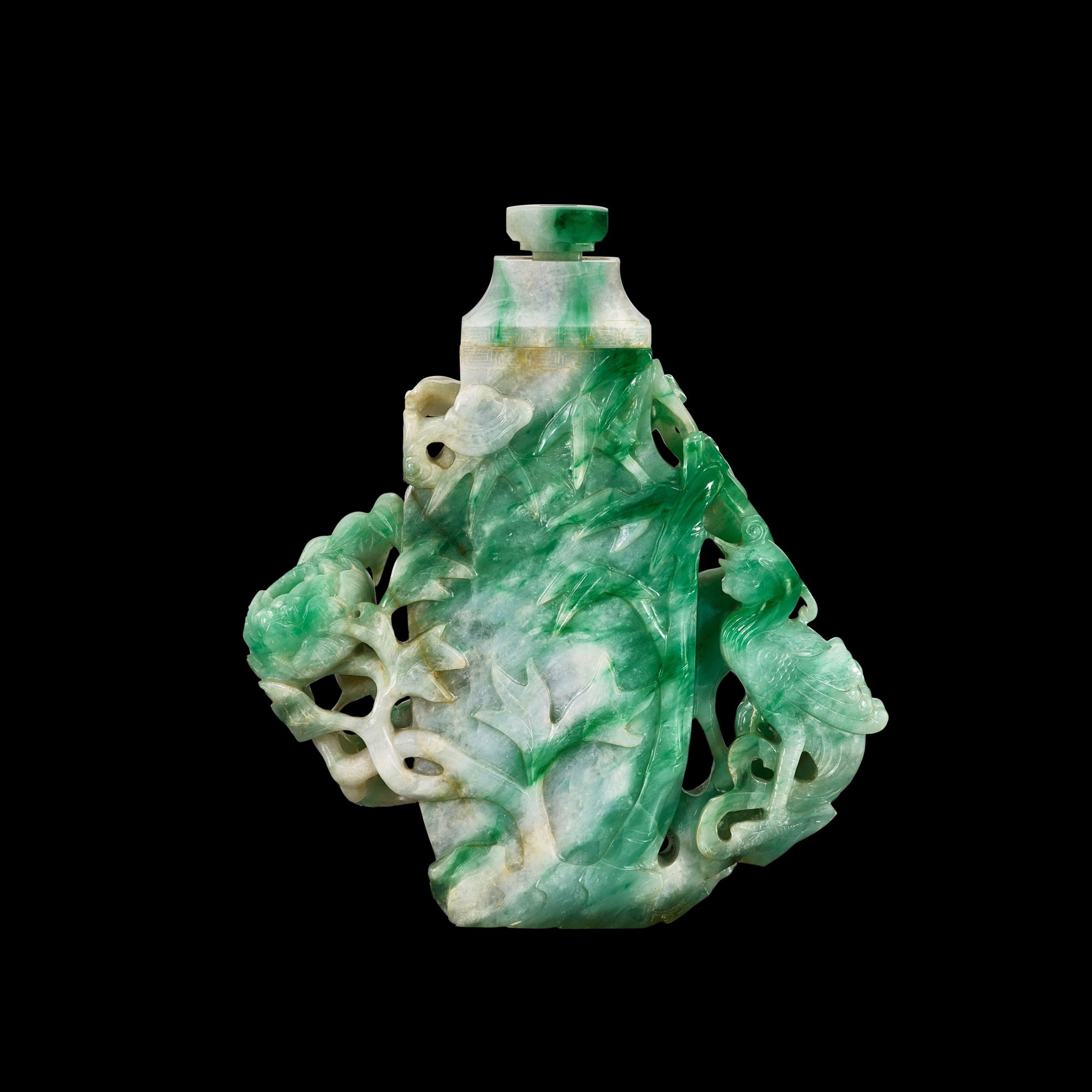 Jadeite Phoenix Vase, Qing Dynasty, Aesthetic Jewelry, 2000x2000 HD Phone