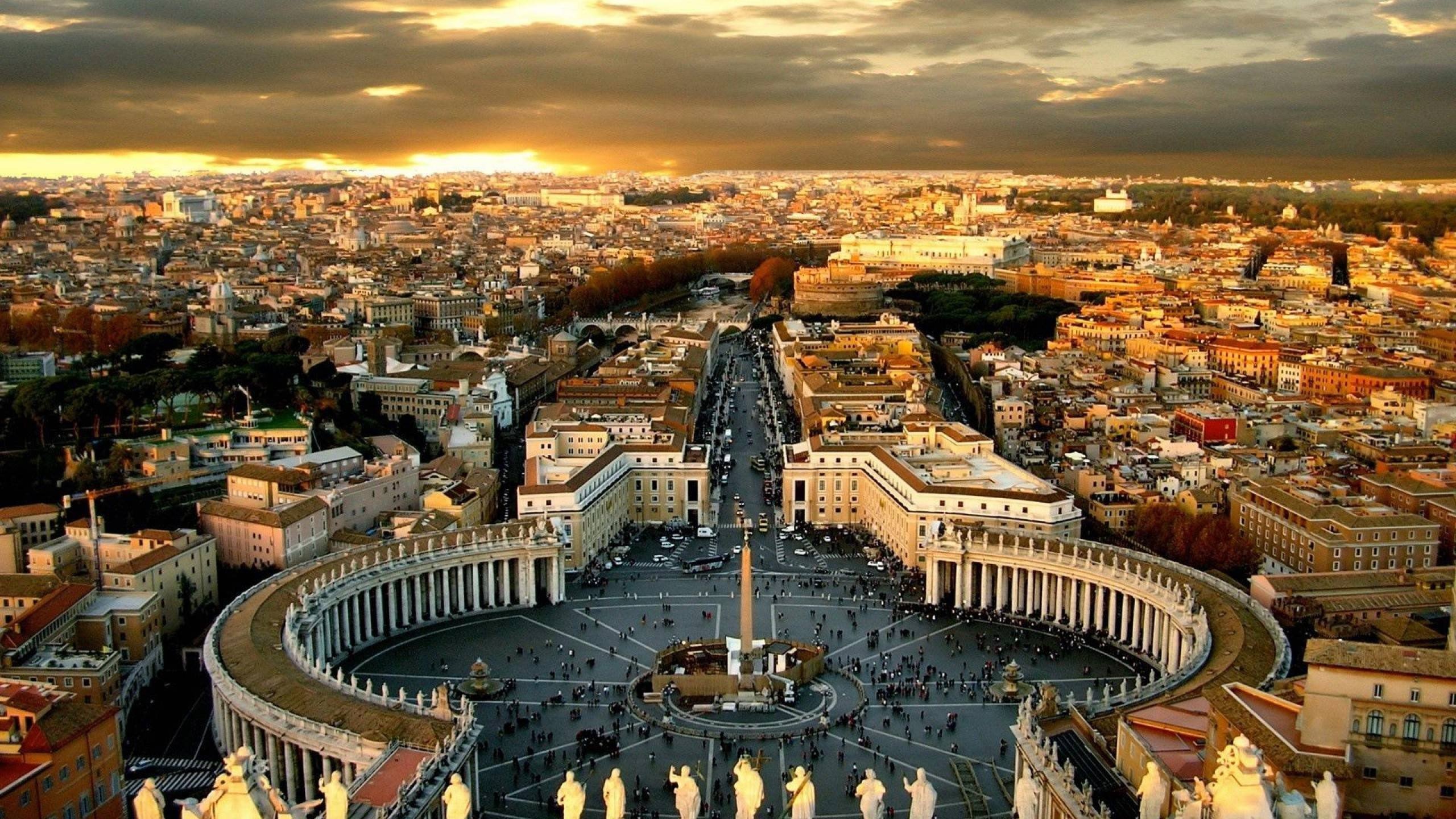 Vatican City, Wallpaper HD, Background Image, Impressive, 2560x1440 HD Desktop