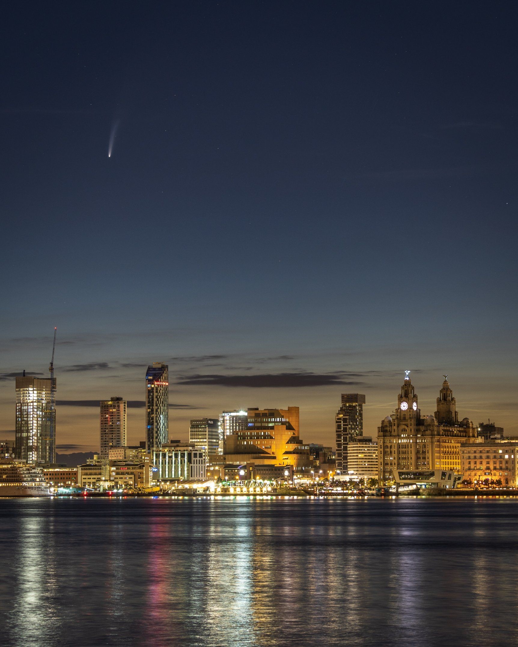 Liverpool skyline, City attractions, Merseyside region, Exploring Liverpool, 1730x2160 HD Phone