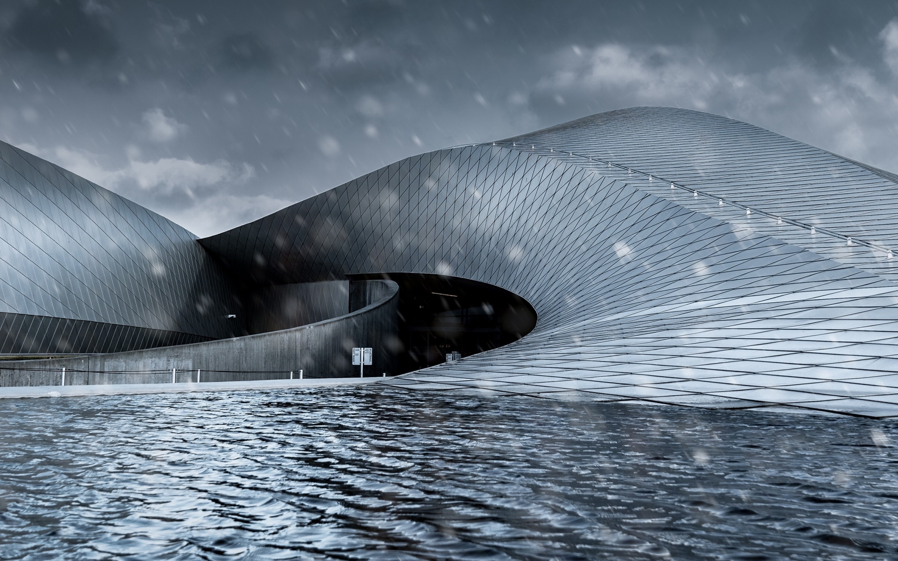 Denmark architecture, Architectural wonders, Modern design, Aesthetic appeal, 2880x1800 HD Desktop