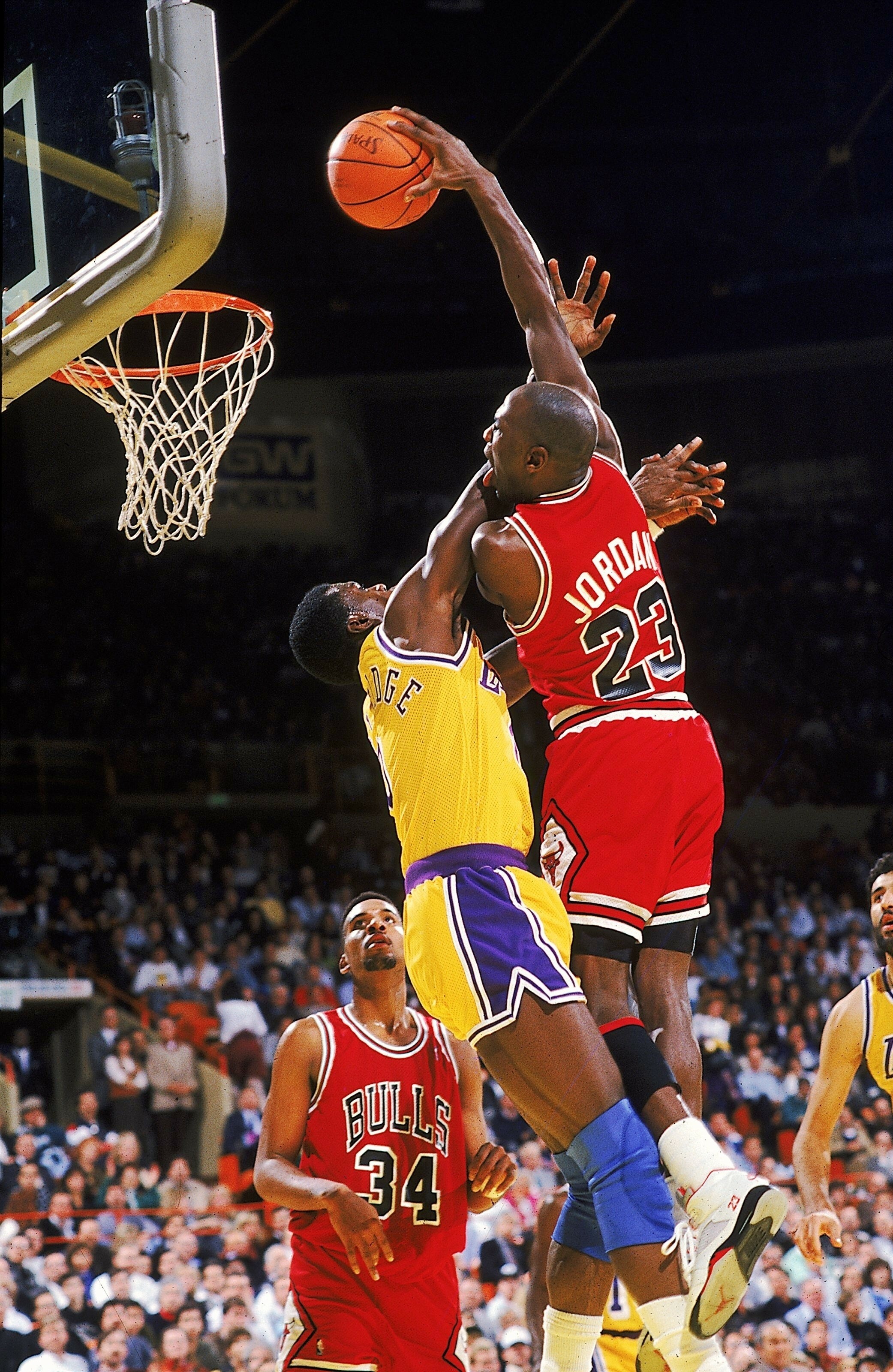 Michael Jordan: Played college basketball for three seasons with the North Carolina Tar Heels. 2090x3200 HD Background.