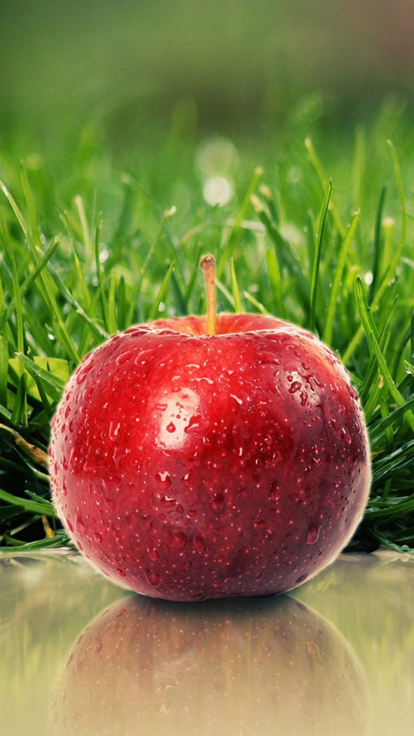 Apple (Fruit): The most widely consumed fruit globally. 1440x2560 HD Background.