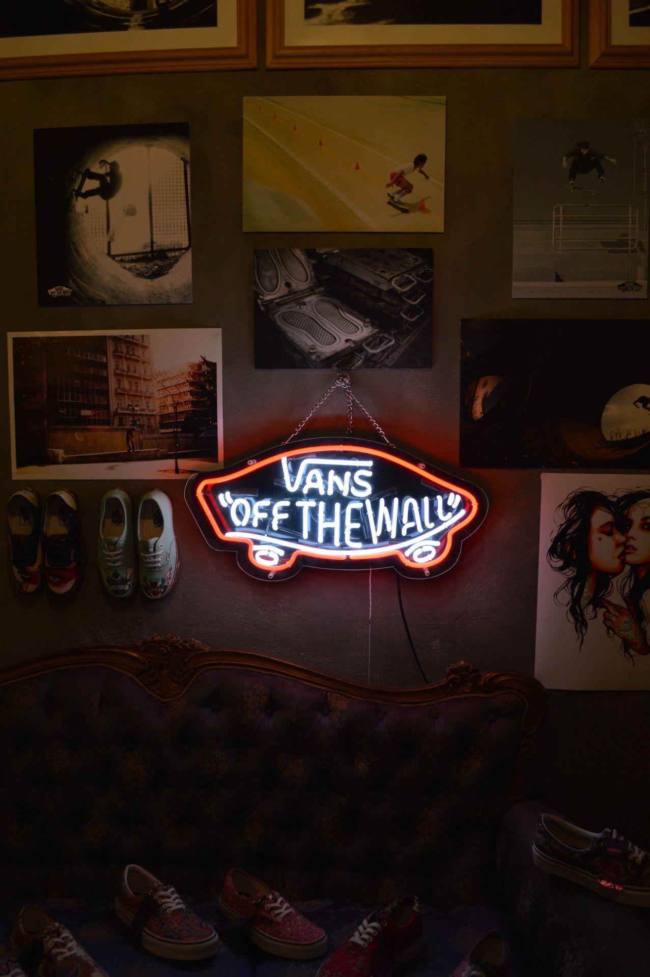 Vans: The "Off The Wall" logo, Debut in 1976, A slang phrase used by skateboarders. 1280x1920 HD Background.