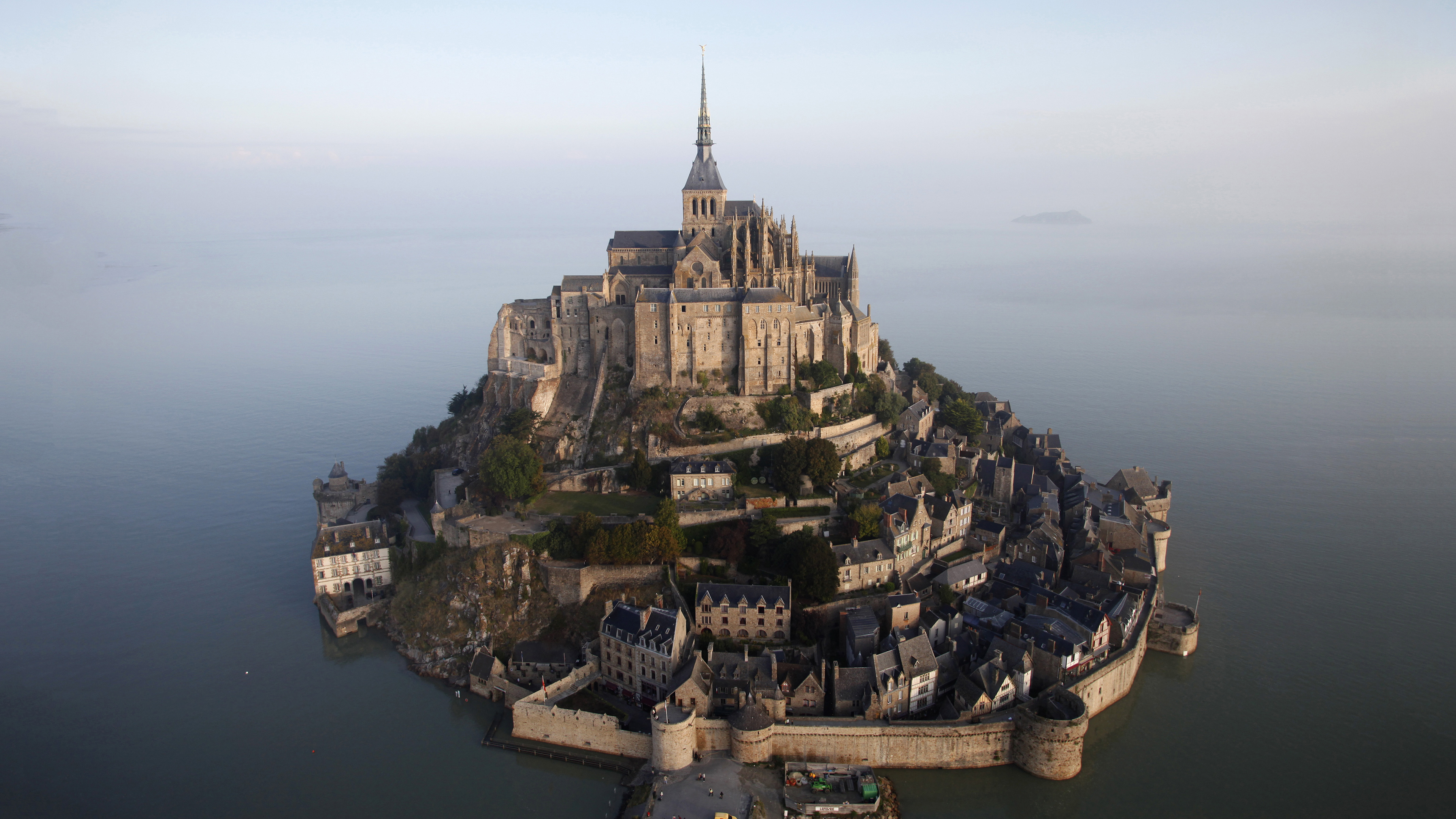 Mont Saint Michel im Jahr 2018, 3840x2160 4K Desktop
