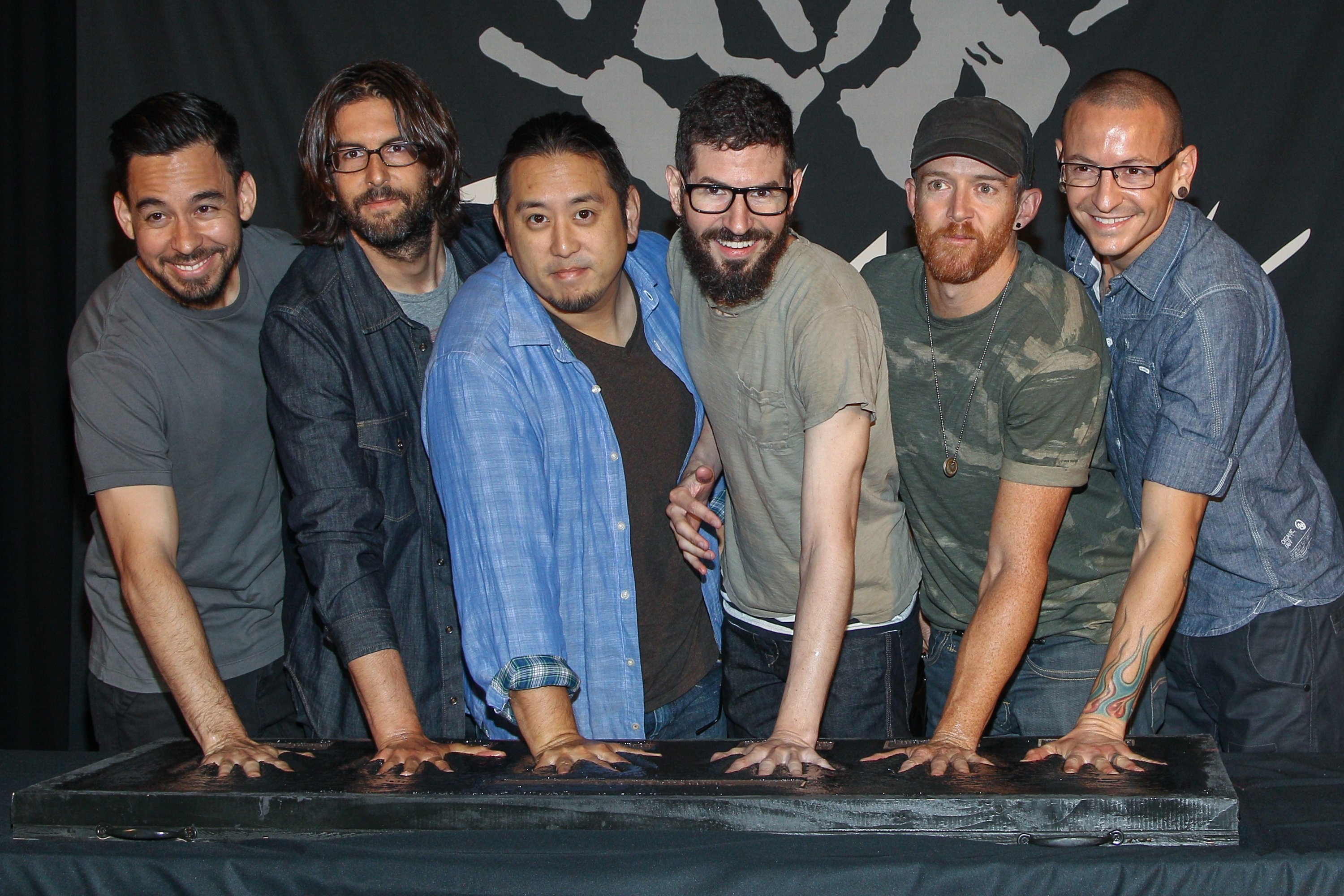 Brad Delson, Linkin Park band members, Mike Shinoda, Rob Bourdon, 3000x2000 HD Desktop