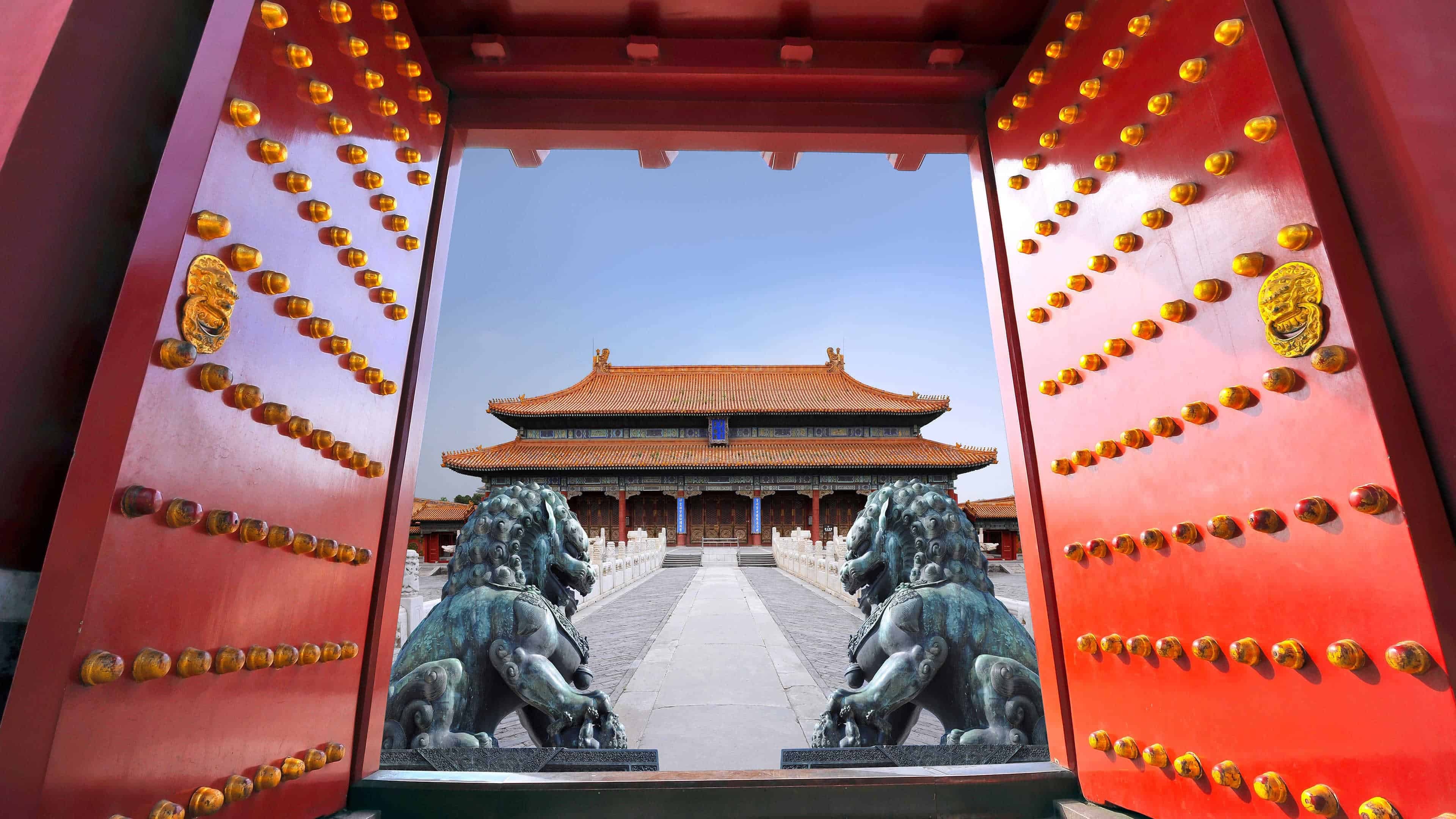 Forbidden City, Beijing's charm, Cityscape wallpapers, Cultural hub, 3840x2160 4K Desktop