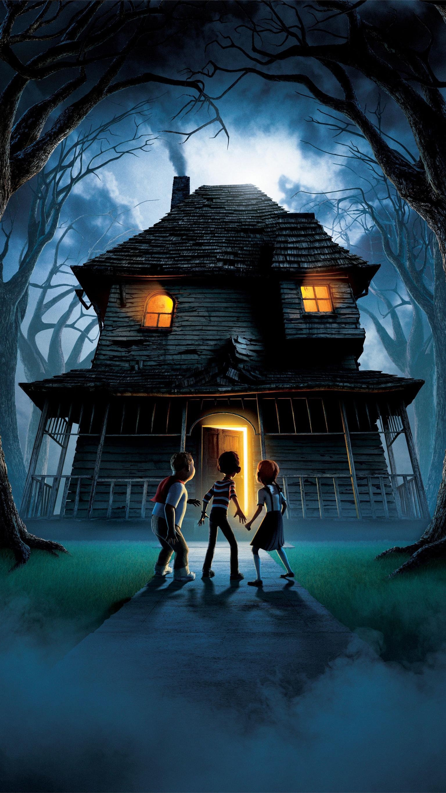 Monster House, Animated wonder, Top-notch animation, Thrilling adventure, 1540x2740 HD Handy