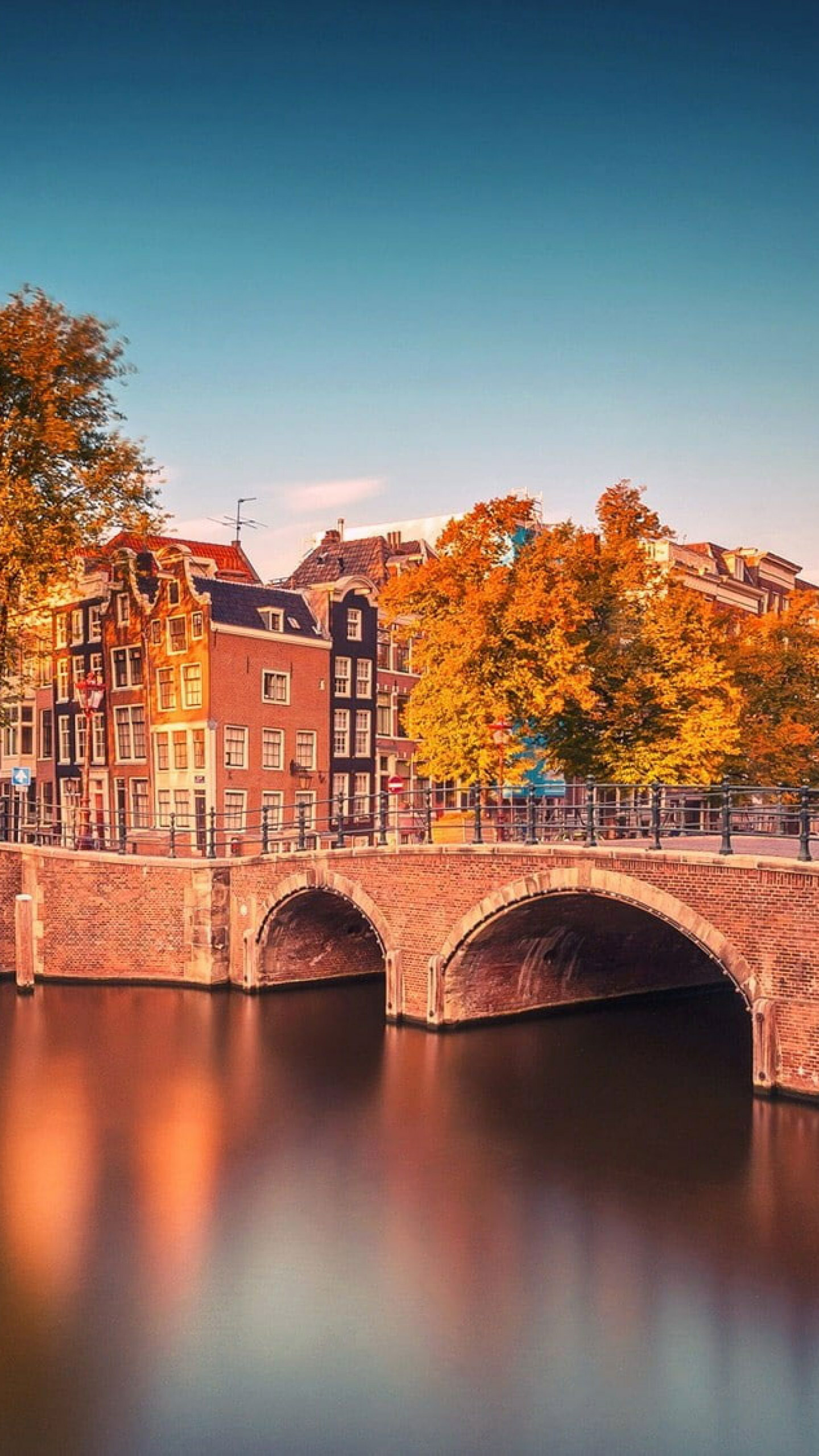 Amsterdam: The Kingdom of the Netherlands, City and port. 1440x2560 HD Background.