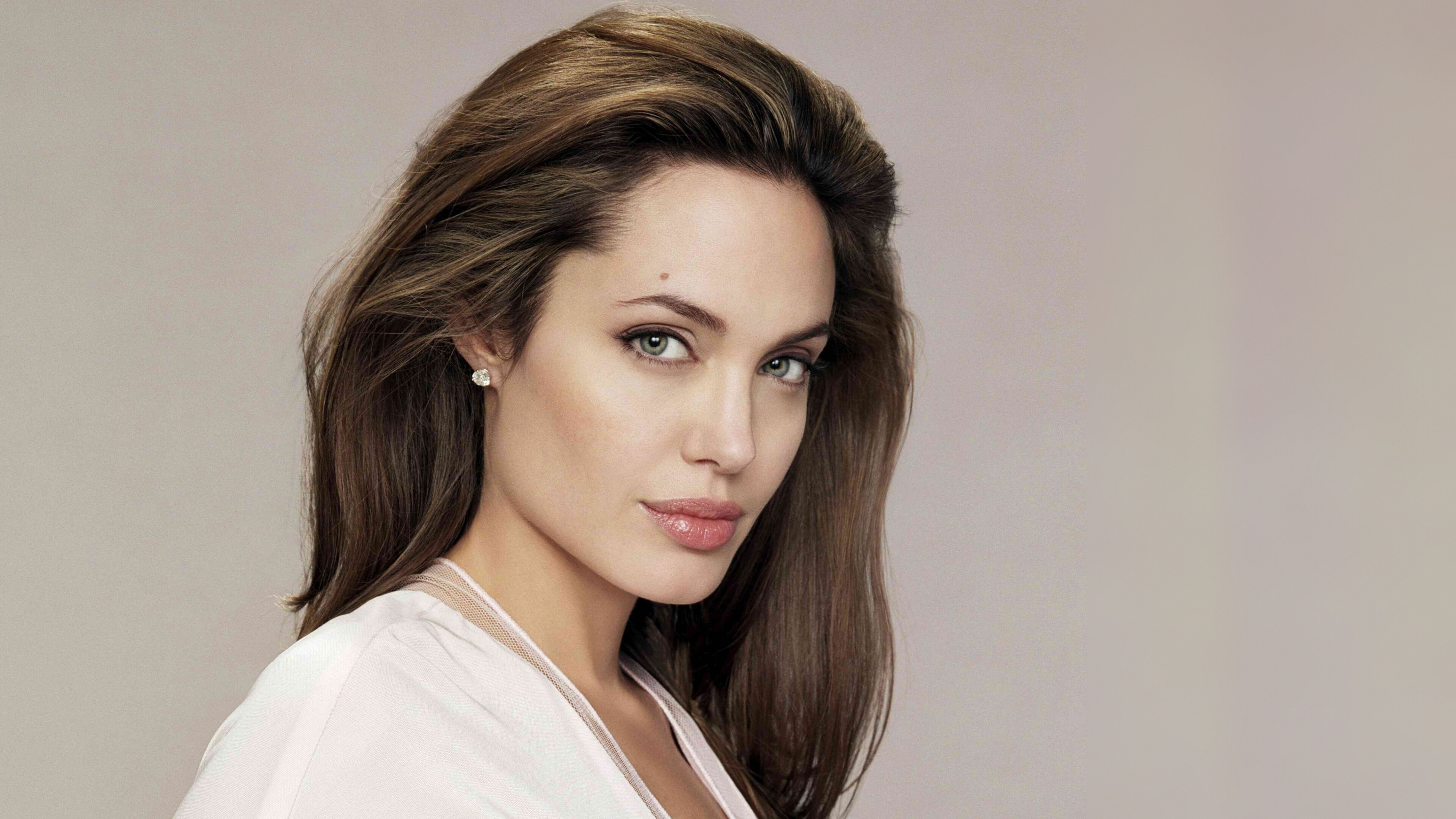 Angelina Jolie: An American actress, filmmaker, and humanitarian. 3840x2160 4K Wallpaper.