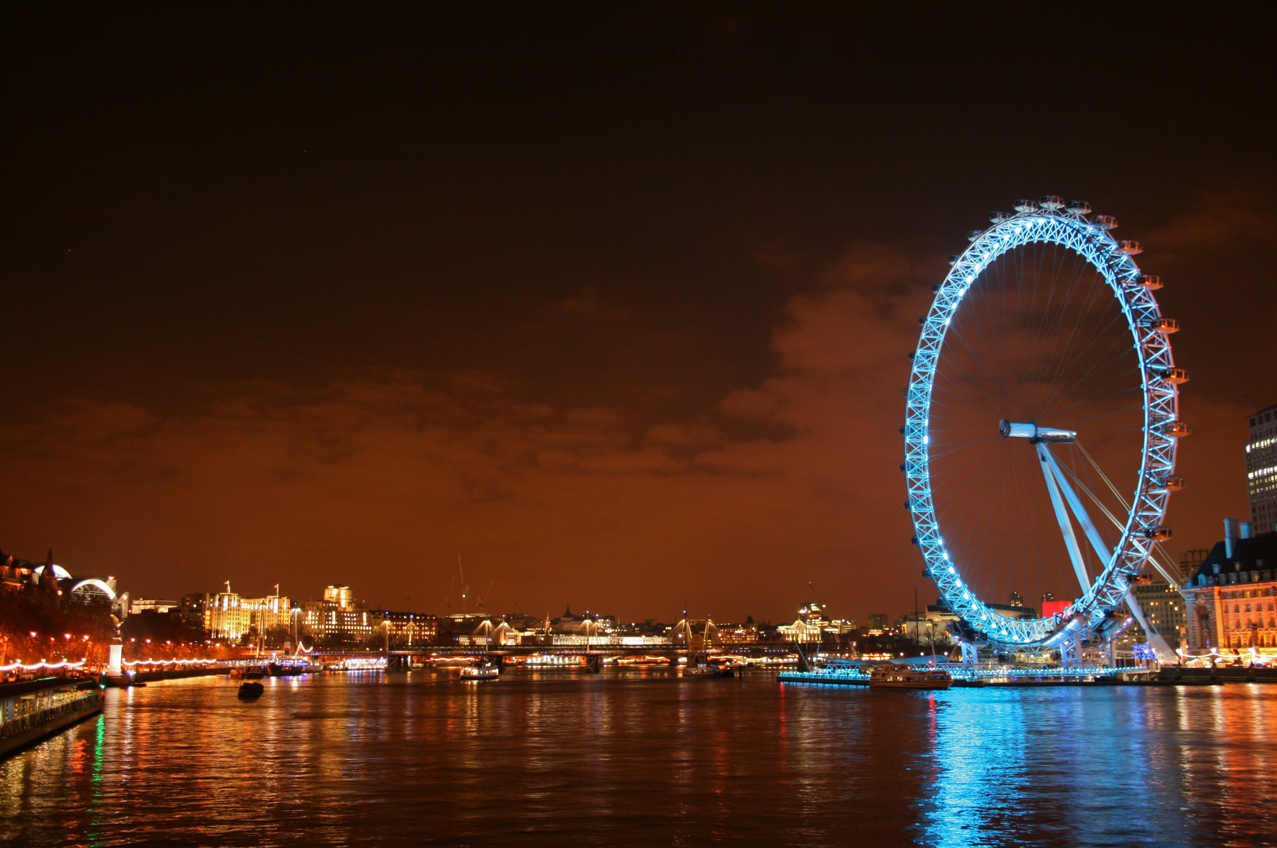London Eye, Full HD wallpaper, Travel destinations, England, 2560x1700 HD Desktop