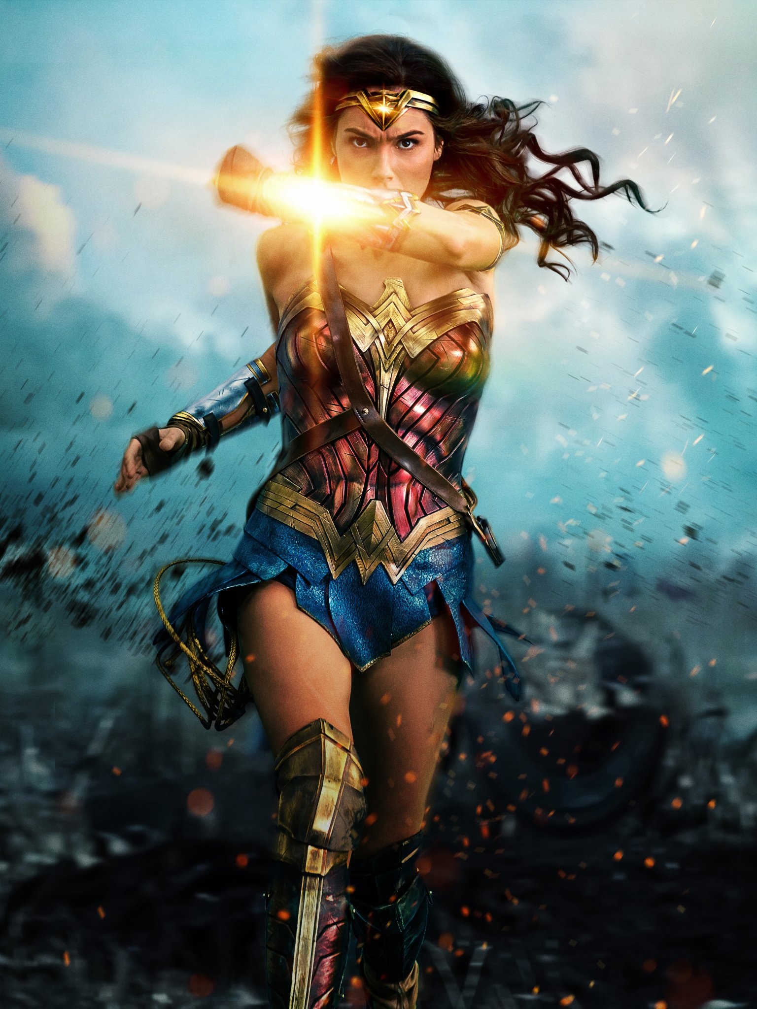 Movie, Wonder Woman, Gal Gadot, Superhero, 1540x2050 HD Phone