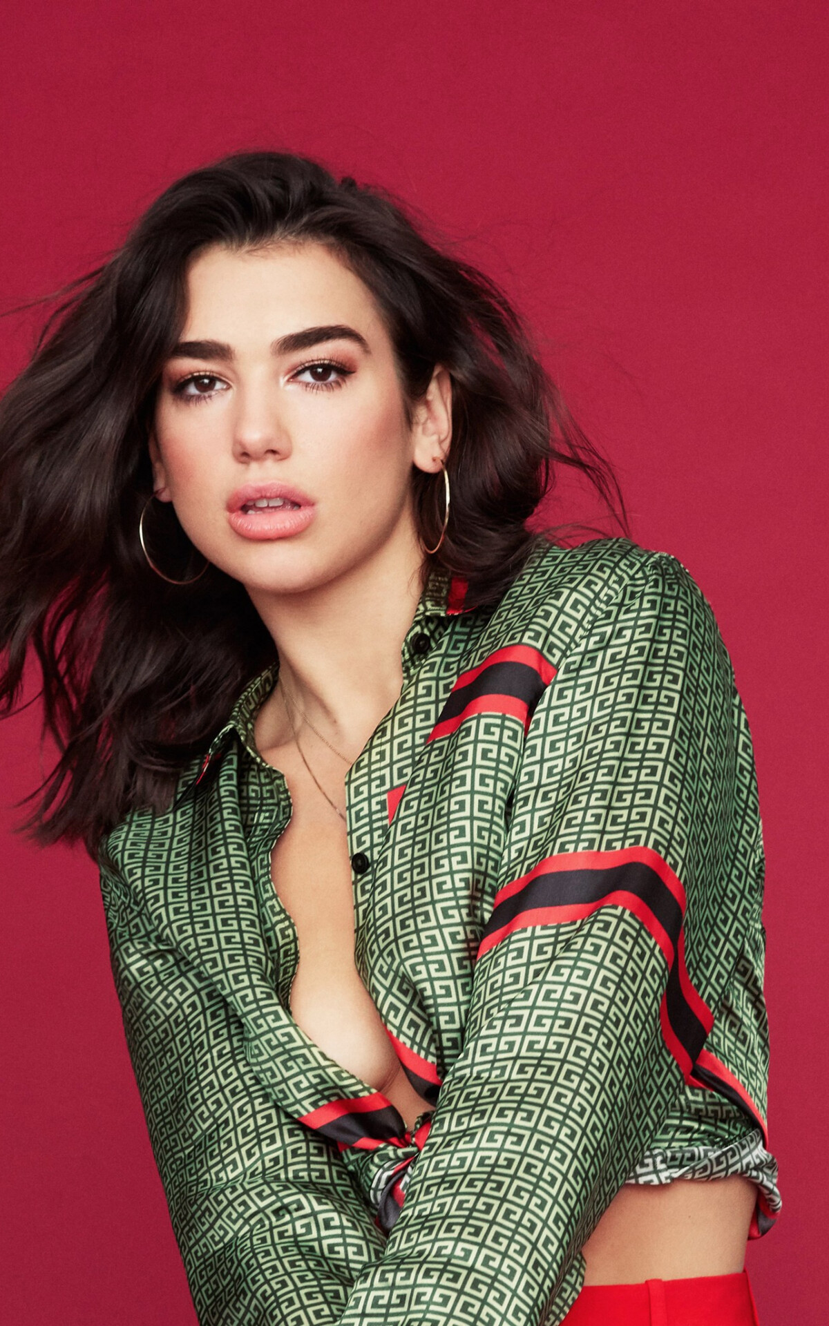 Dua Lipa: Released the single "One Kiss" with Calvin Harris on 6 April 2018. 1200x1920 HD Background.