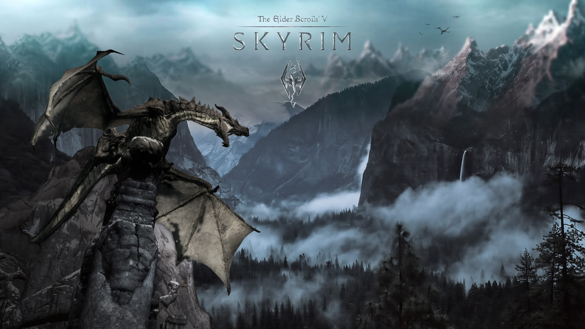 Bethesda gaming, New Skyrim content announcement, Epic wallpapers collection, Skyrim map, 1920x1080 Full HD Desktop