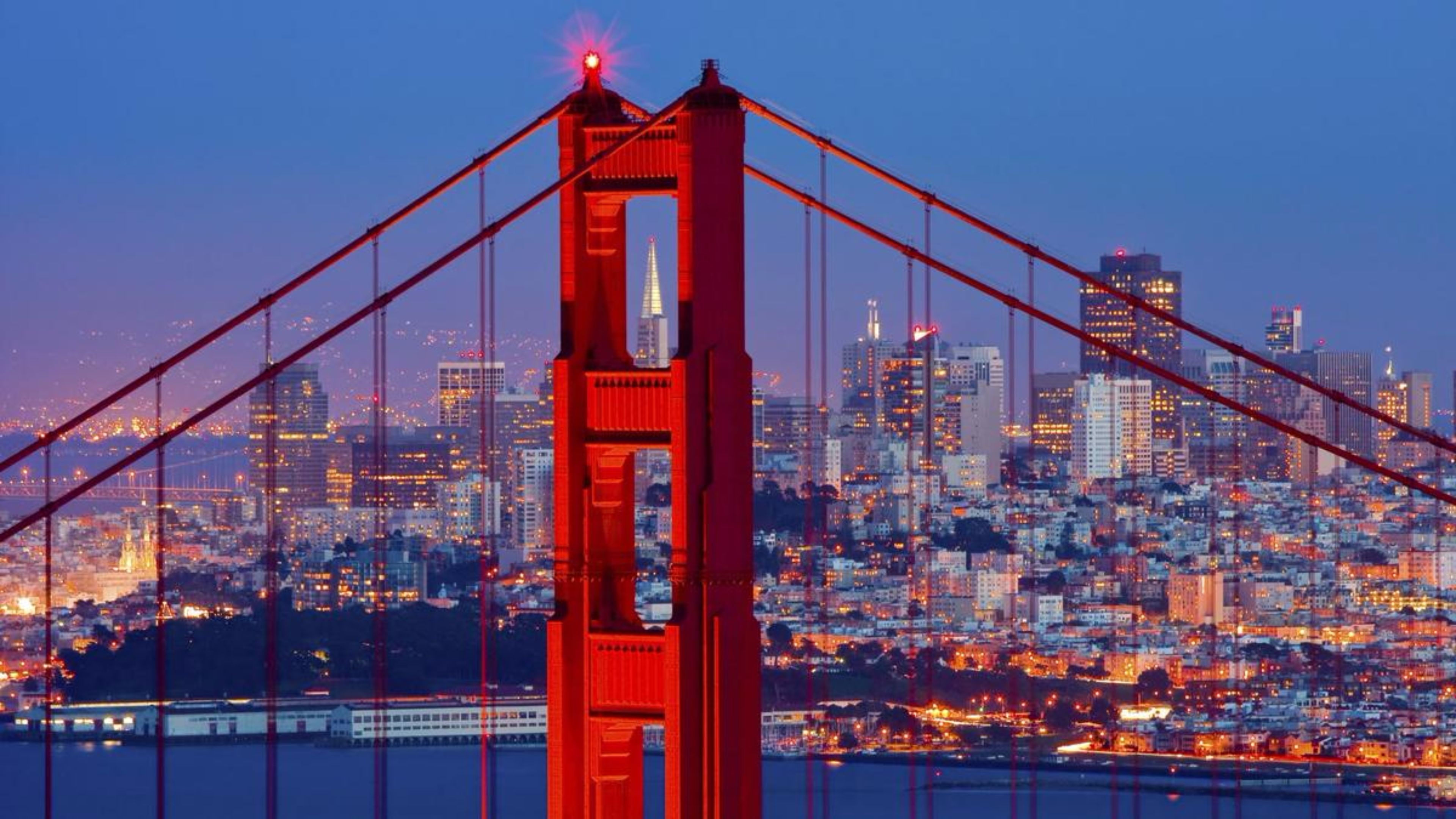 San Francisco: The fourth most populous city in California. 3840x2160 4K Wallpaper.