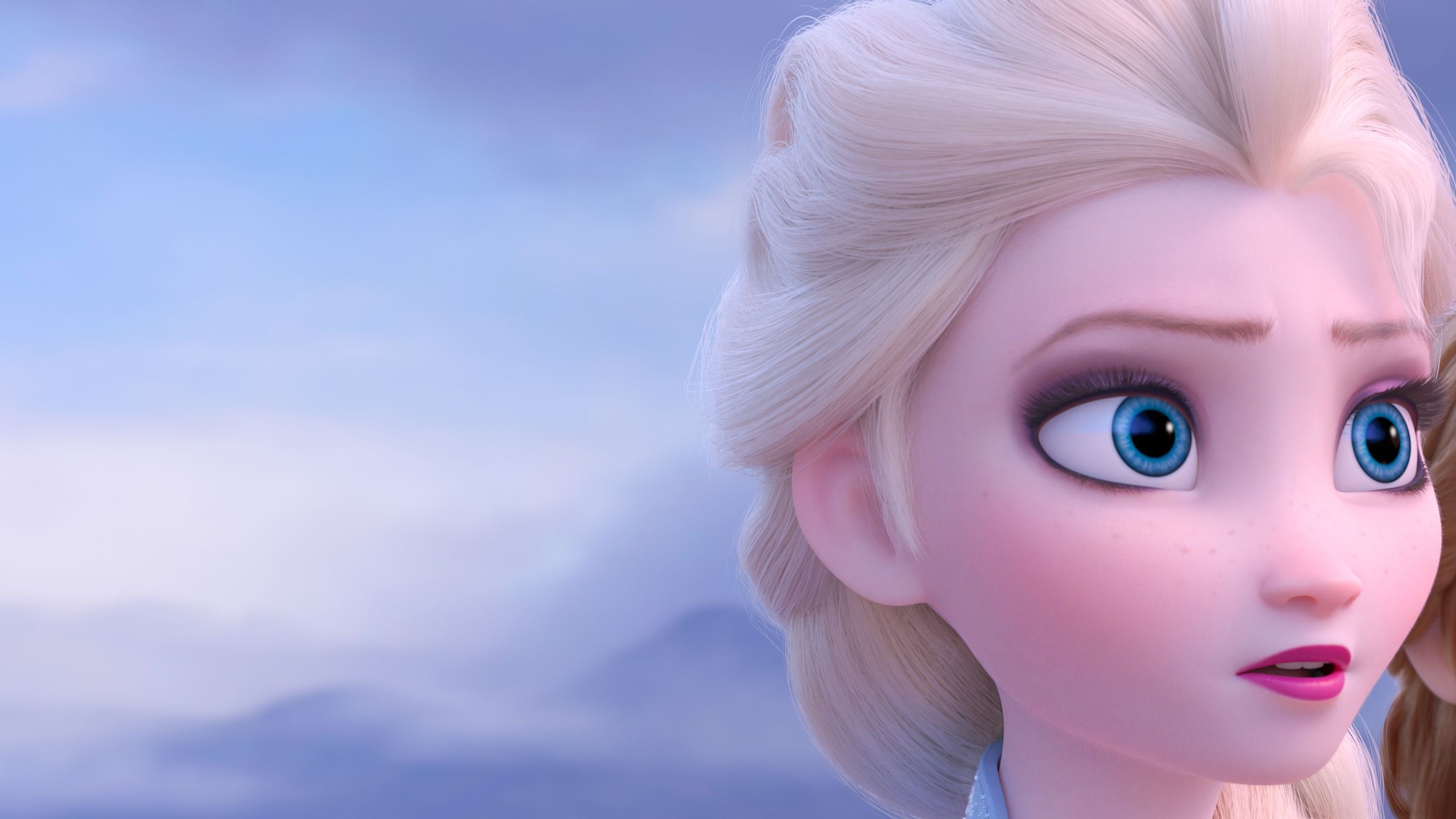 Elsa, Frozen, Animation, Disney wallpapers, 2560x1440 HD Desktop