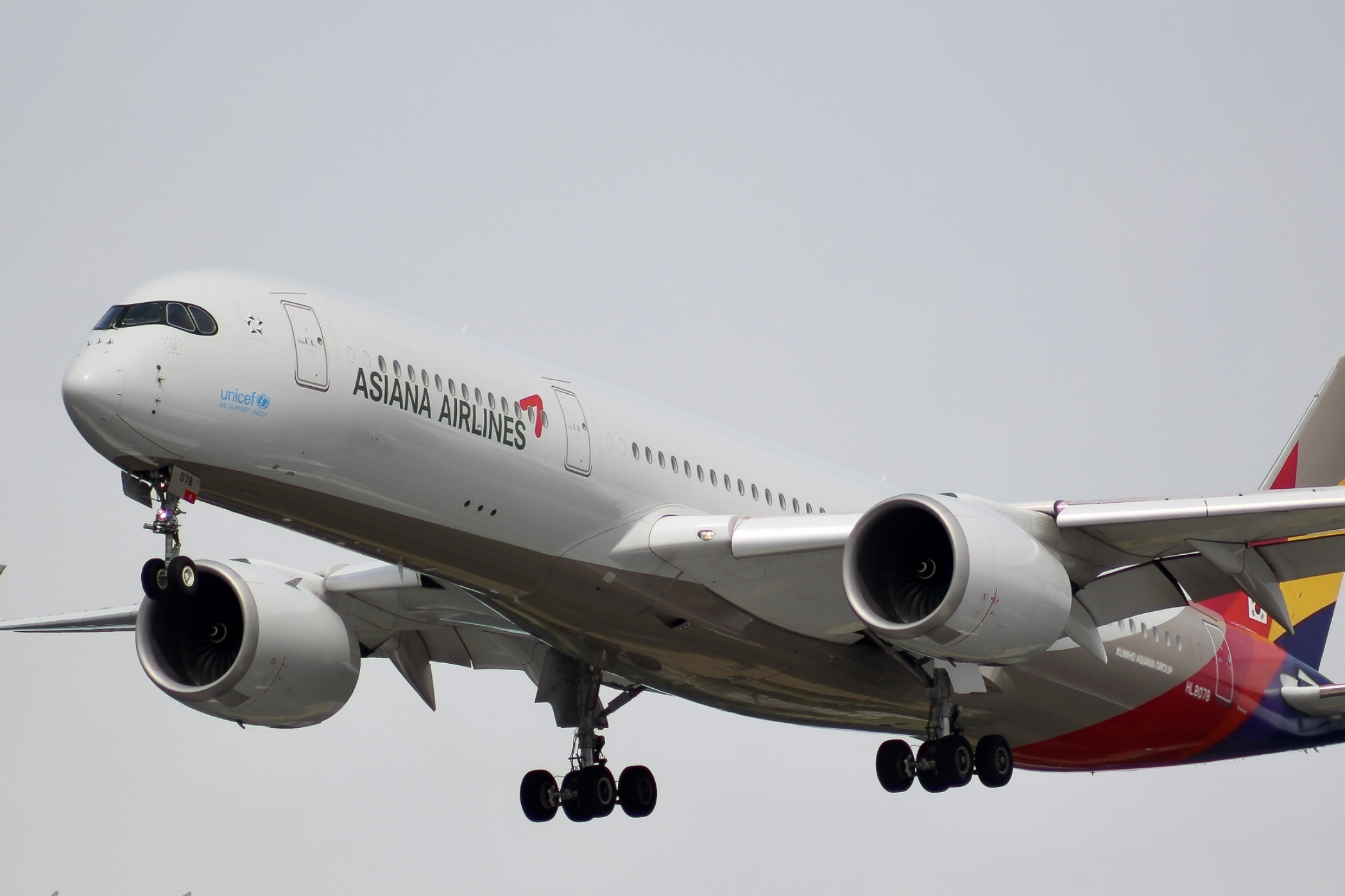 Asiana Airlines, Airbus A350, Ethan peters, Aeroxplorer photo, 2100x1400 HD Desktop